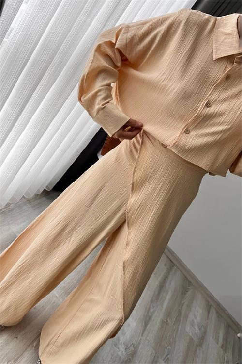 Dipmoda kadın tunik pantolon ikili tesettür takım DPNMS052