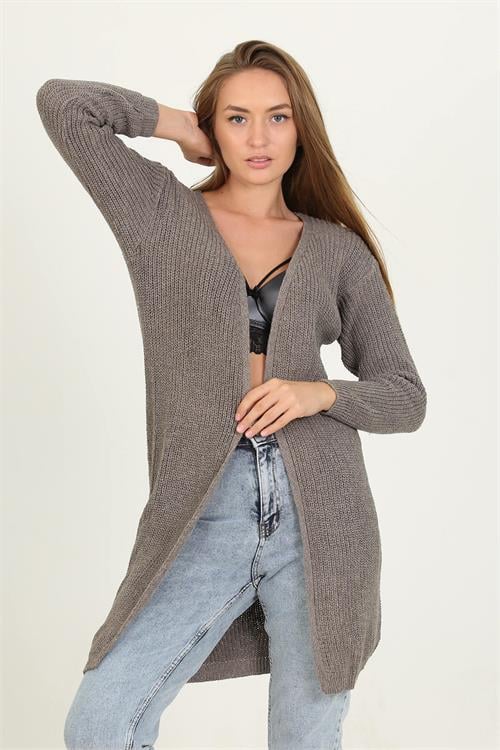 Dipmoda kadın vizon yeni sezon selanik triko hırka RY0035 