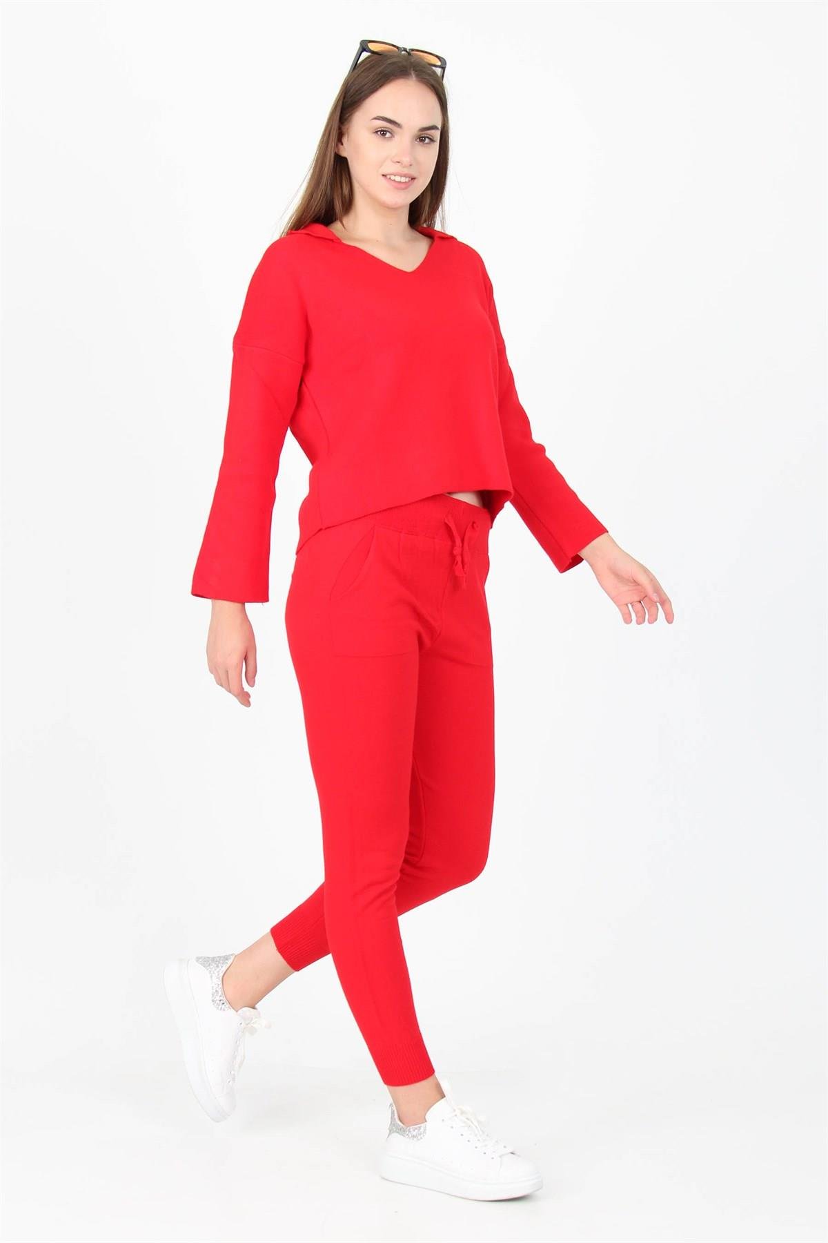 Dipmoda Kadın Yeni Sezon İkili Triko Takım DPPCNH08