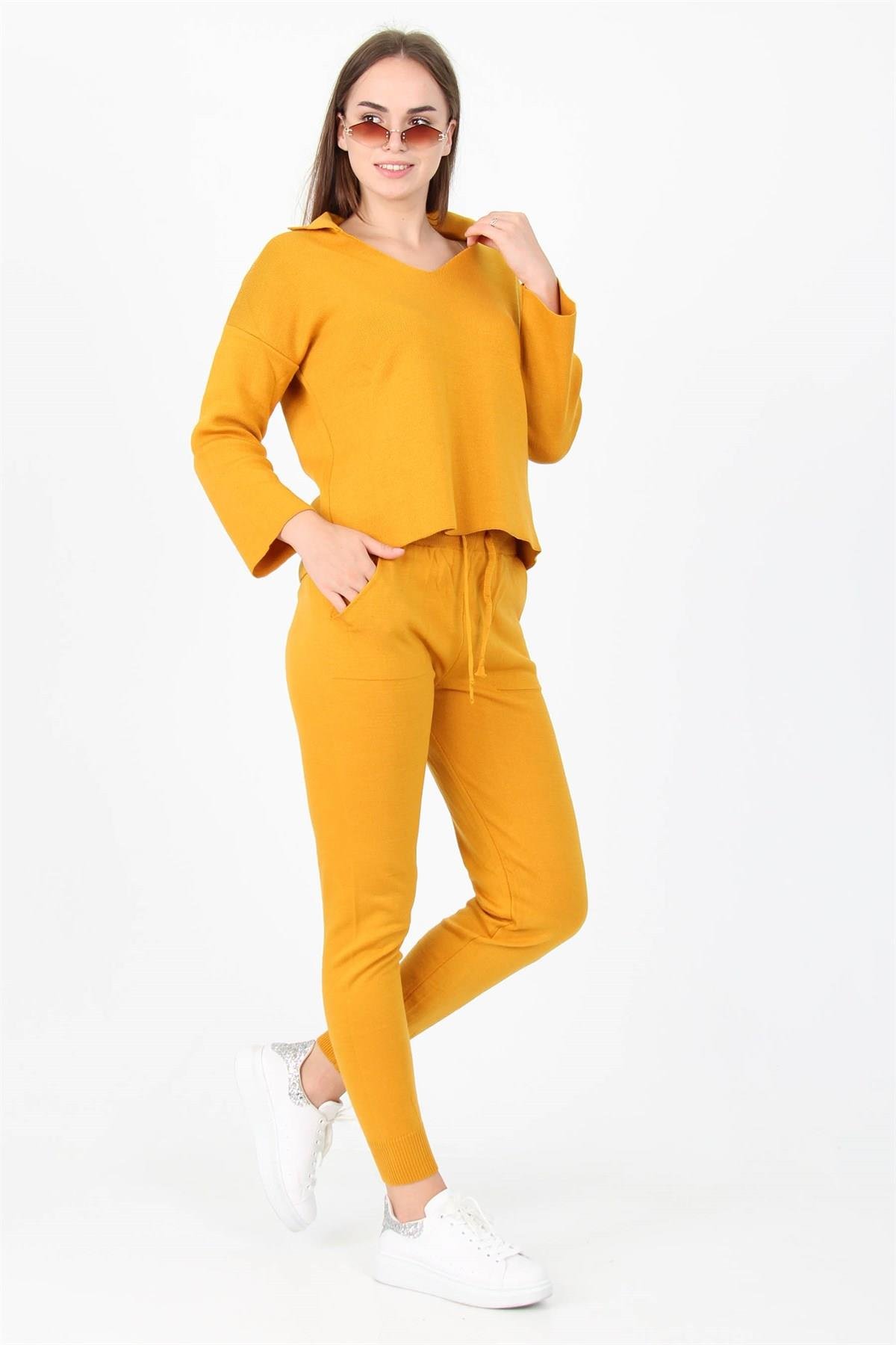 Dipmoda Kadın Yeni Sezon İkili Triko Takım DPPCNH08