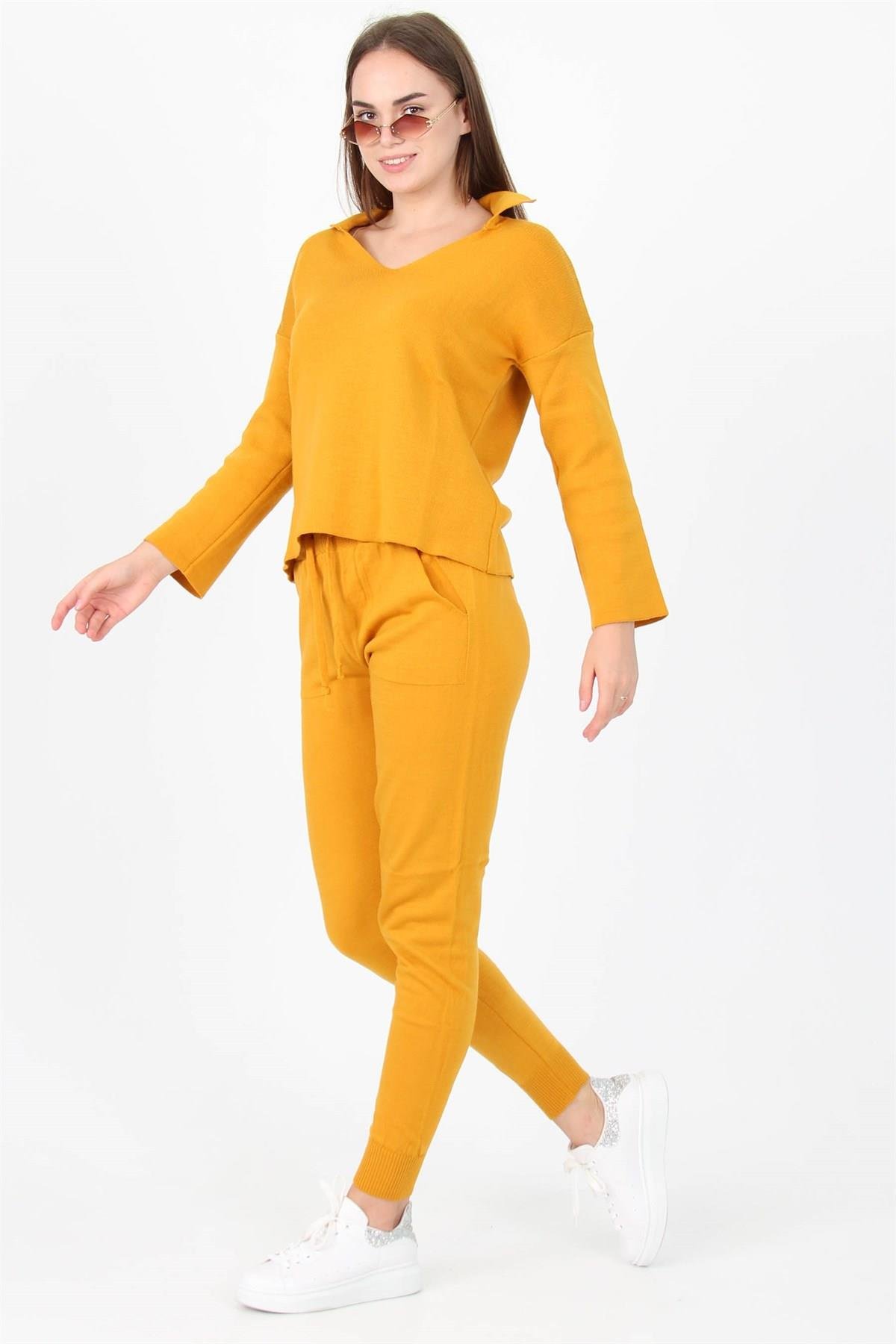 Dipmoda Kadın Yeni Sezon İkili Triko Takım DPPCNH08