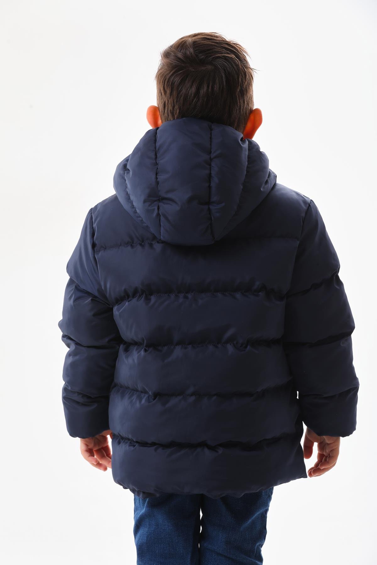 Kız Erkek Çocuk Su Geçirmez İç Polarlı Kışlık Mont DPRBC008