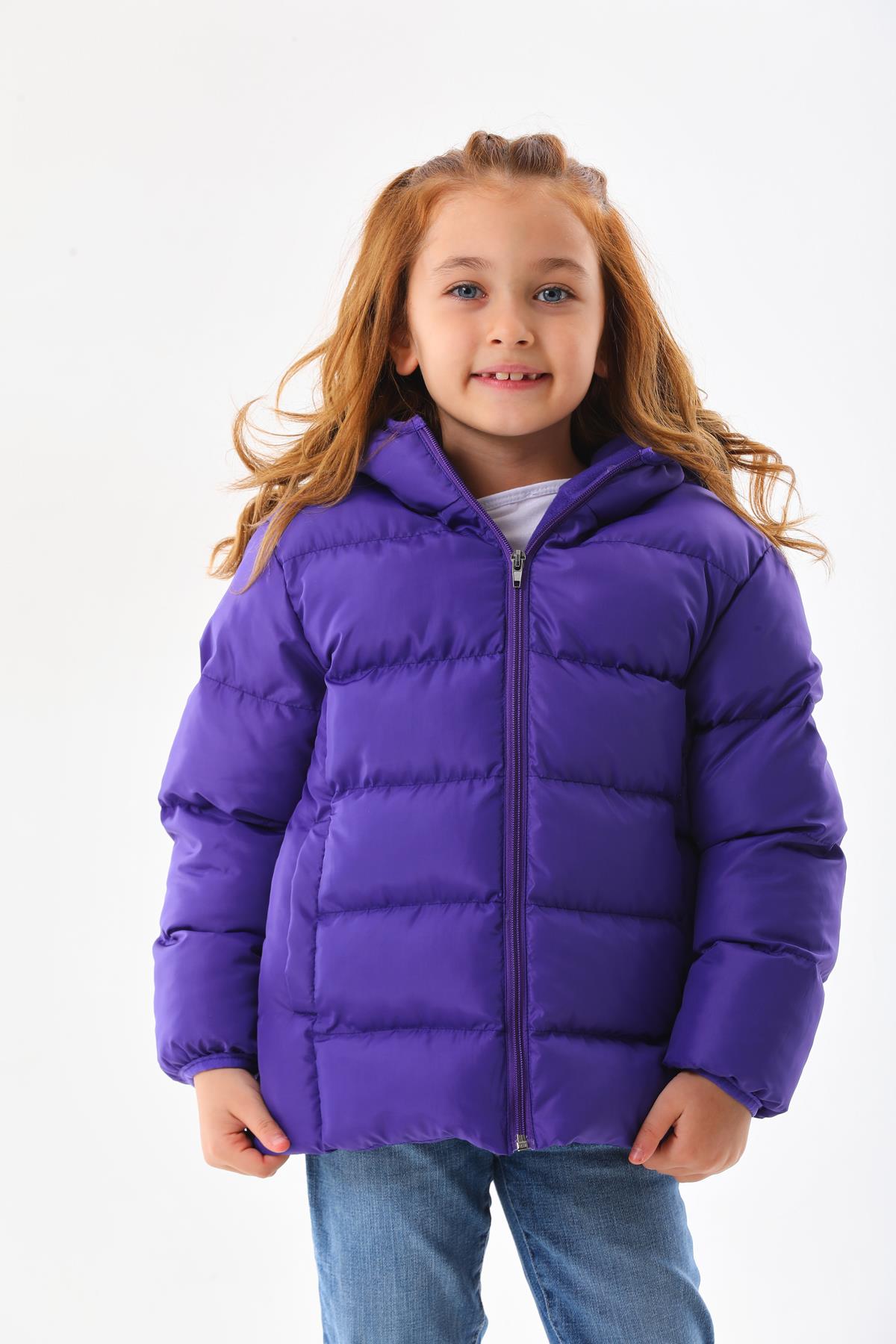 Kız Erkek Çocuk Su Geçirmez İç Polarlı Kışlık Mont & Kaban DPRBC008