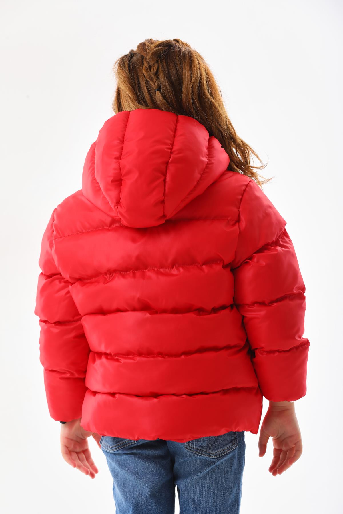 Kız Erkek Çocuk Su Geçirmez İç Polarlı Kışlık Mont DPRBC008