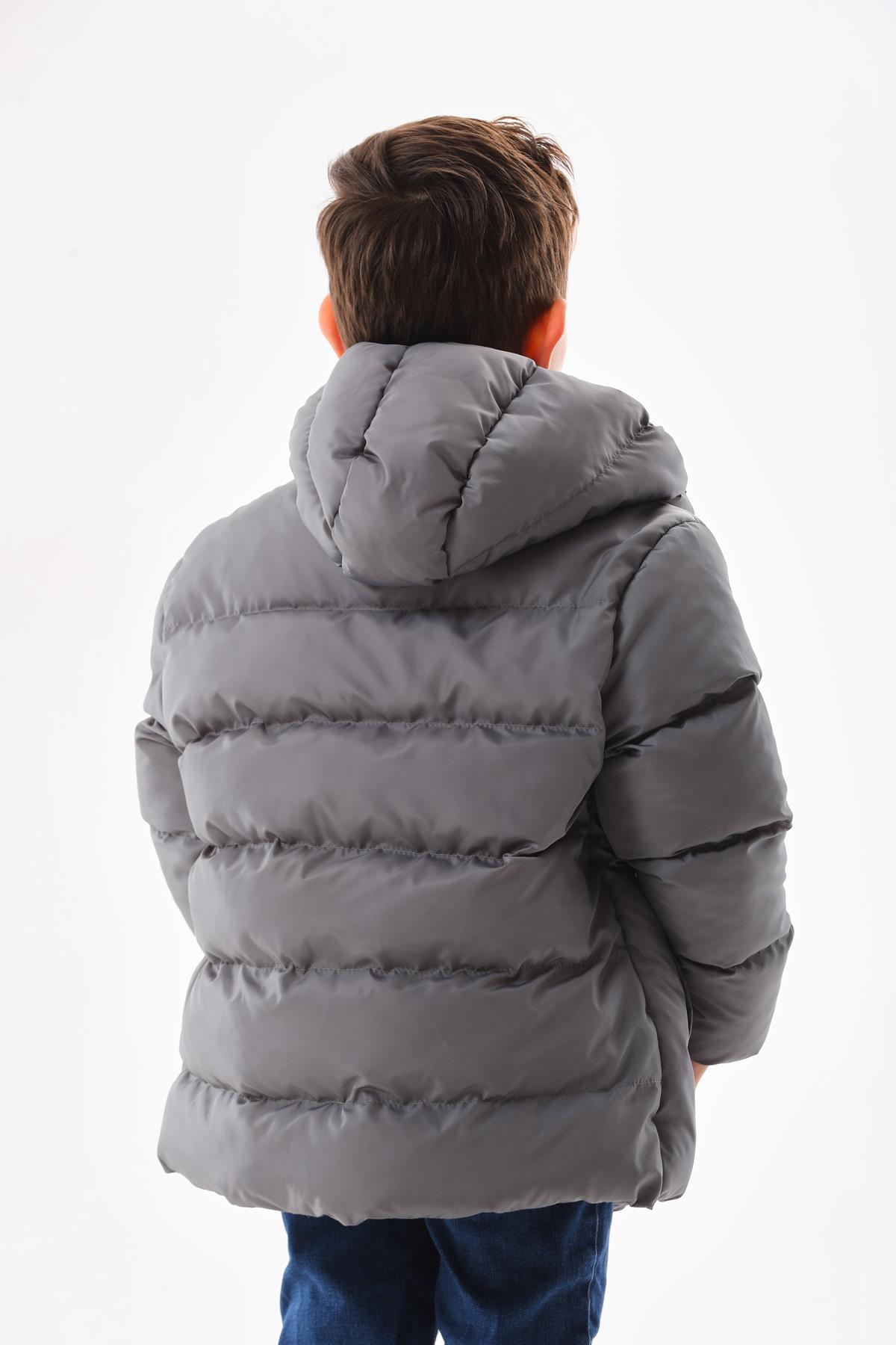 Kız Erkek Çocuk Su Geçirmez İç Polarlı Kışlık Mont & Kaban DPRBC008