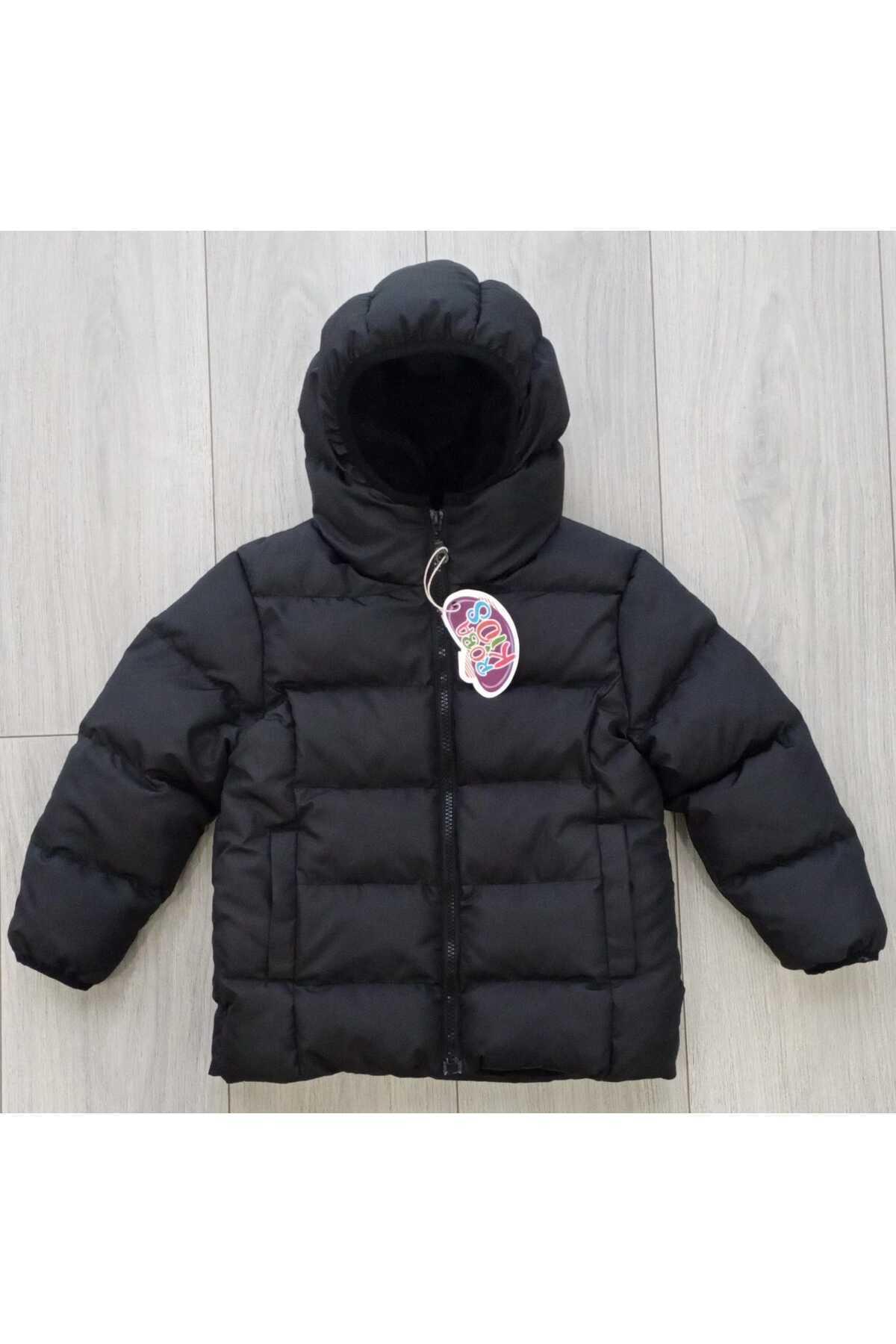 Kız Erkek Çocuk Su Geçirmez İç Polarlı Şişme Mont DPRBC008