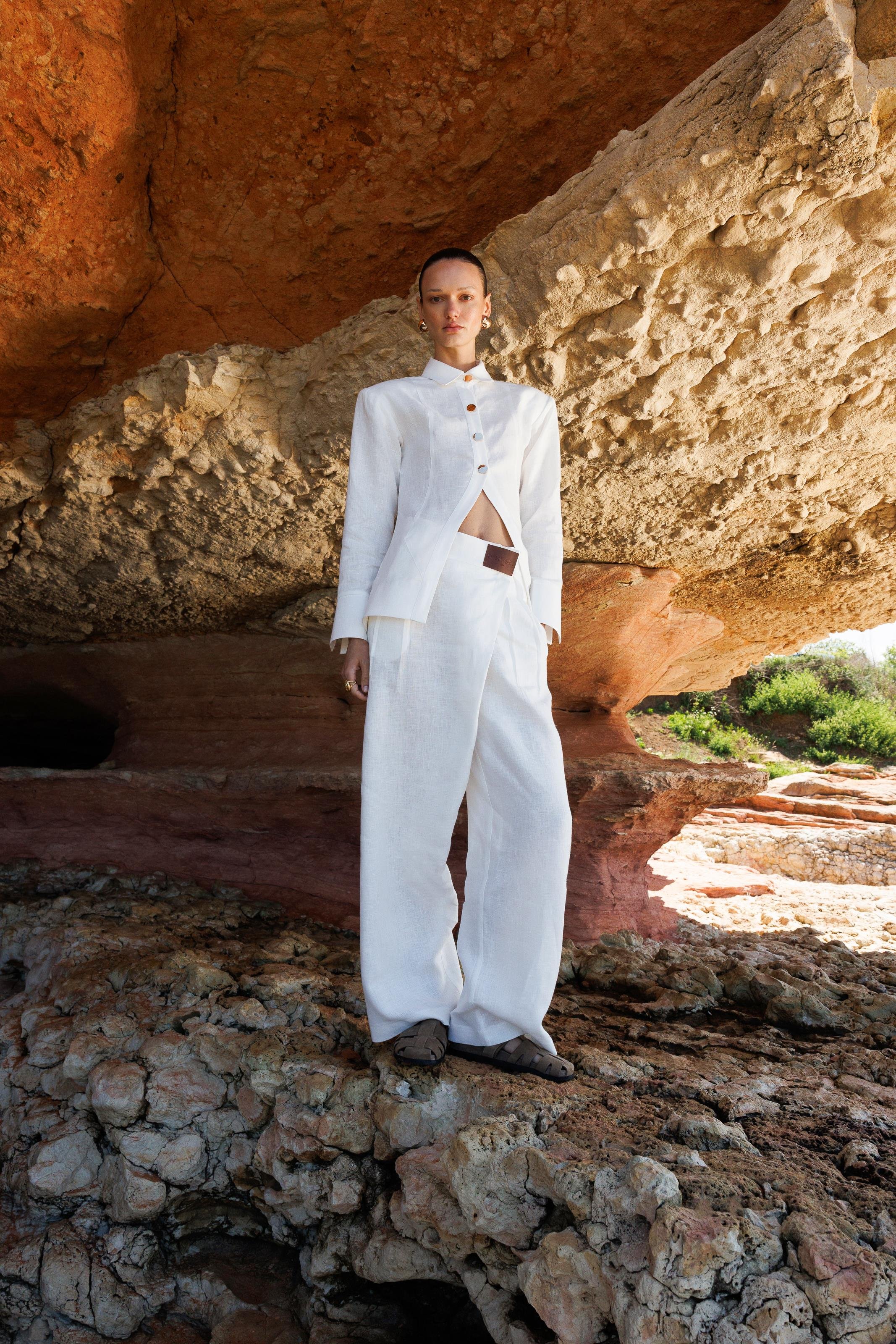 BOHO LINEN WHITE PANT