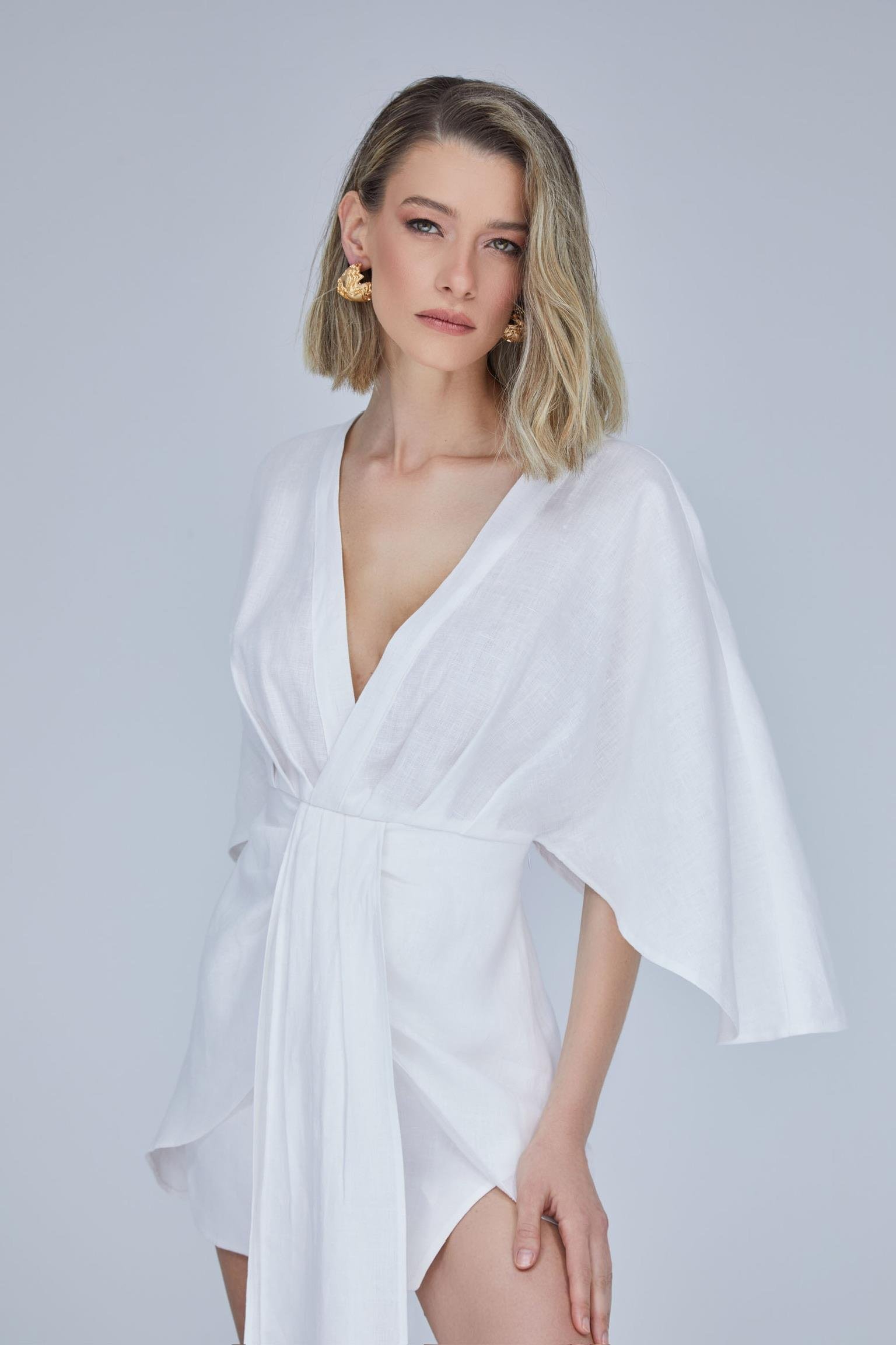 LYNN LINEN DRESS