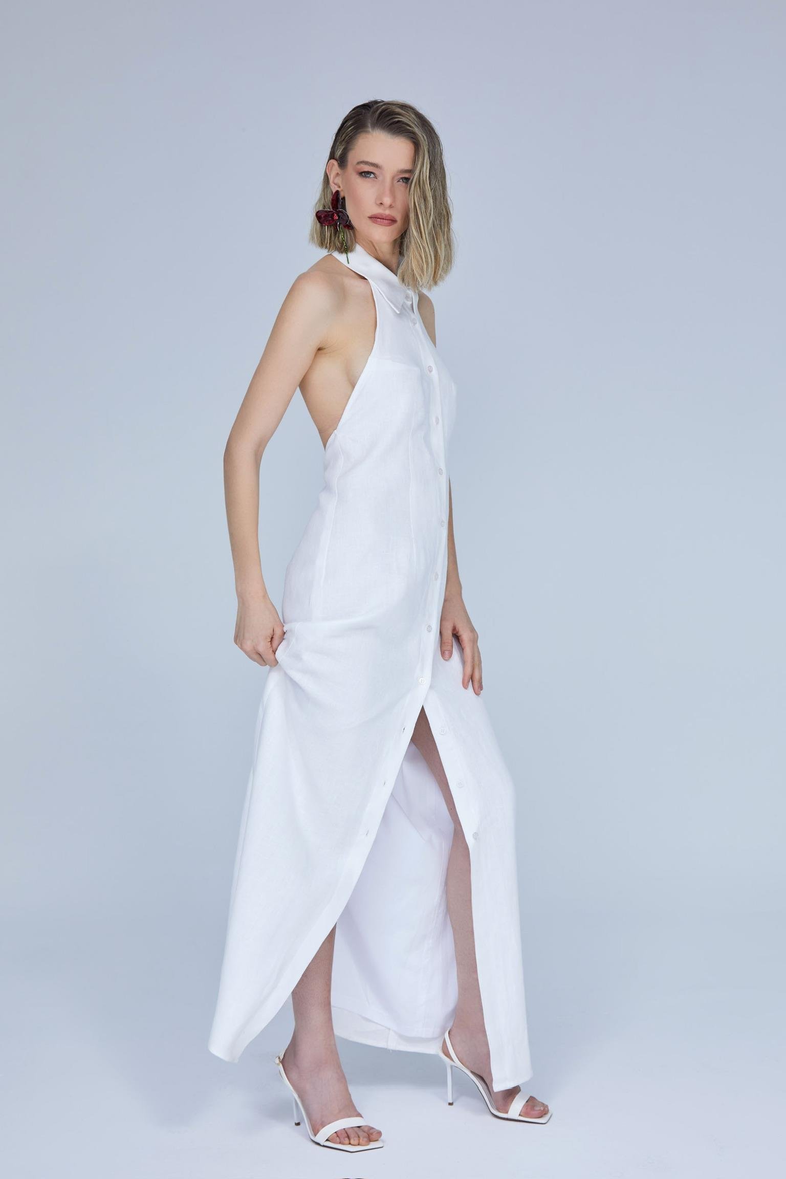 RUBY LINEN DRESS