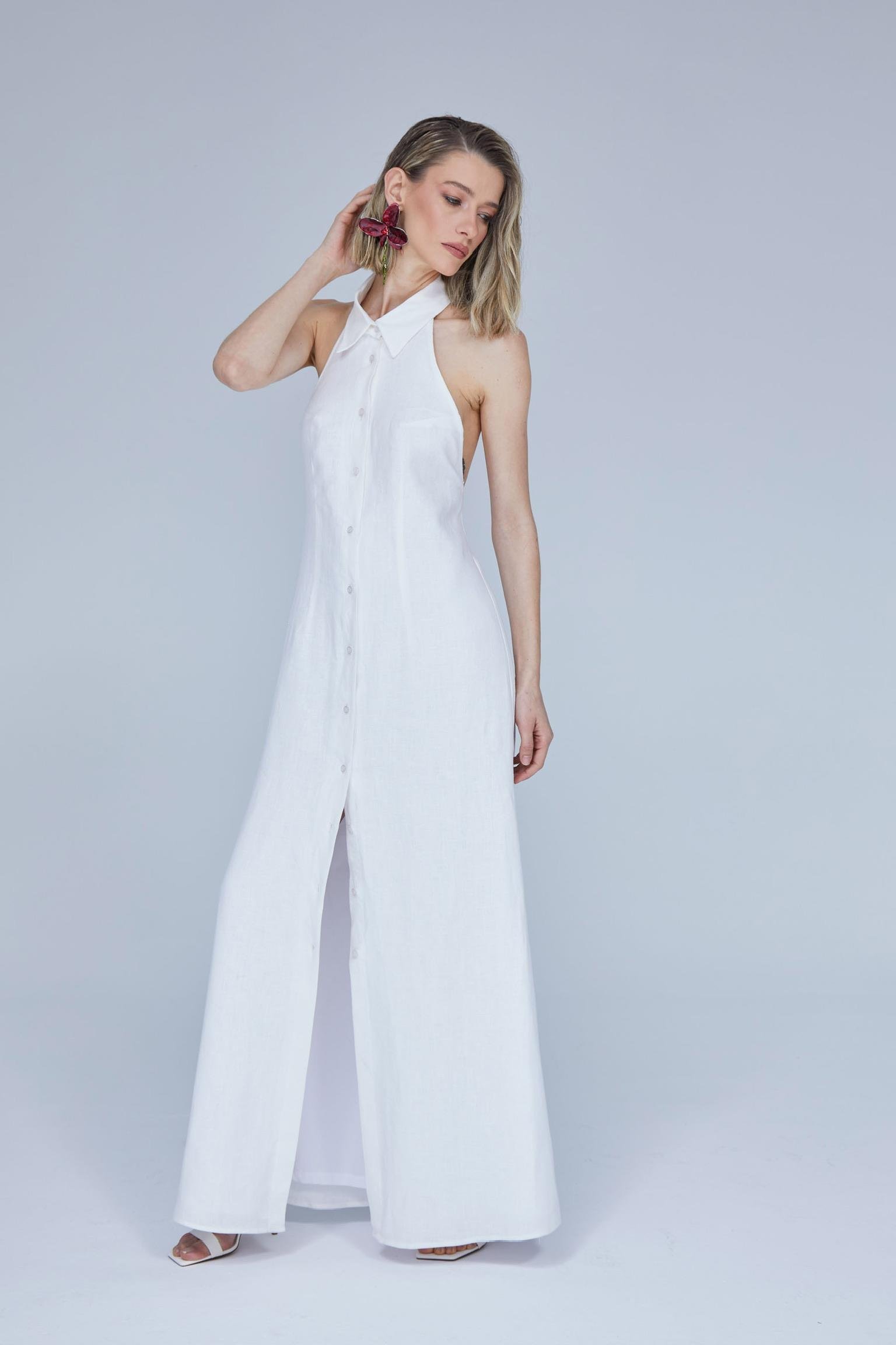 RUBY LINEN DRESS