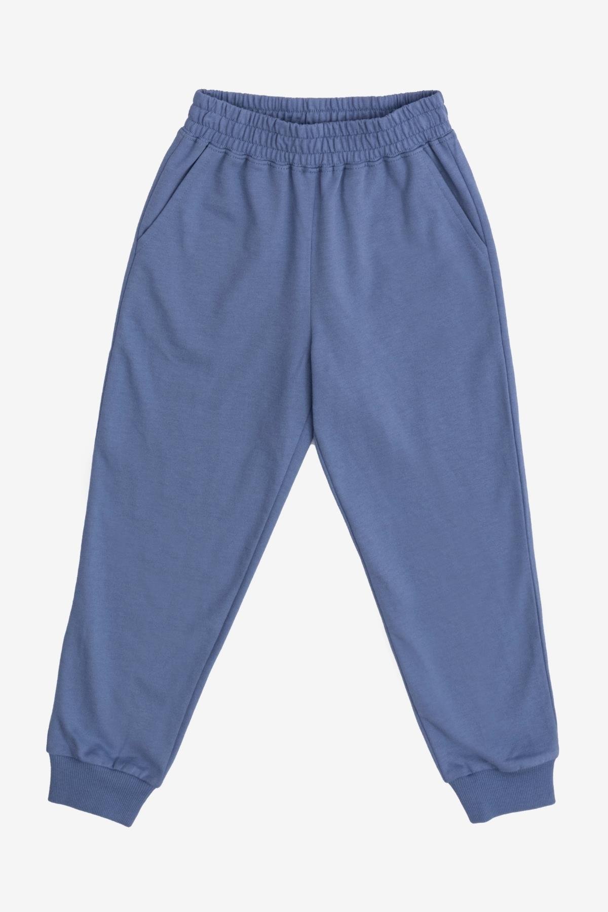 Levi Koloni Mavi Pamuklu Çocuk Jogger Tshirt 2'li Takım