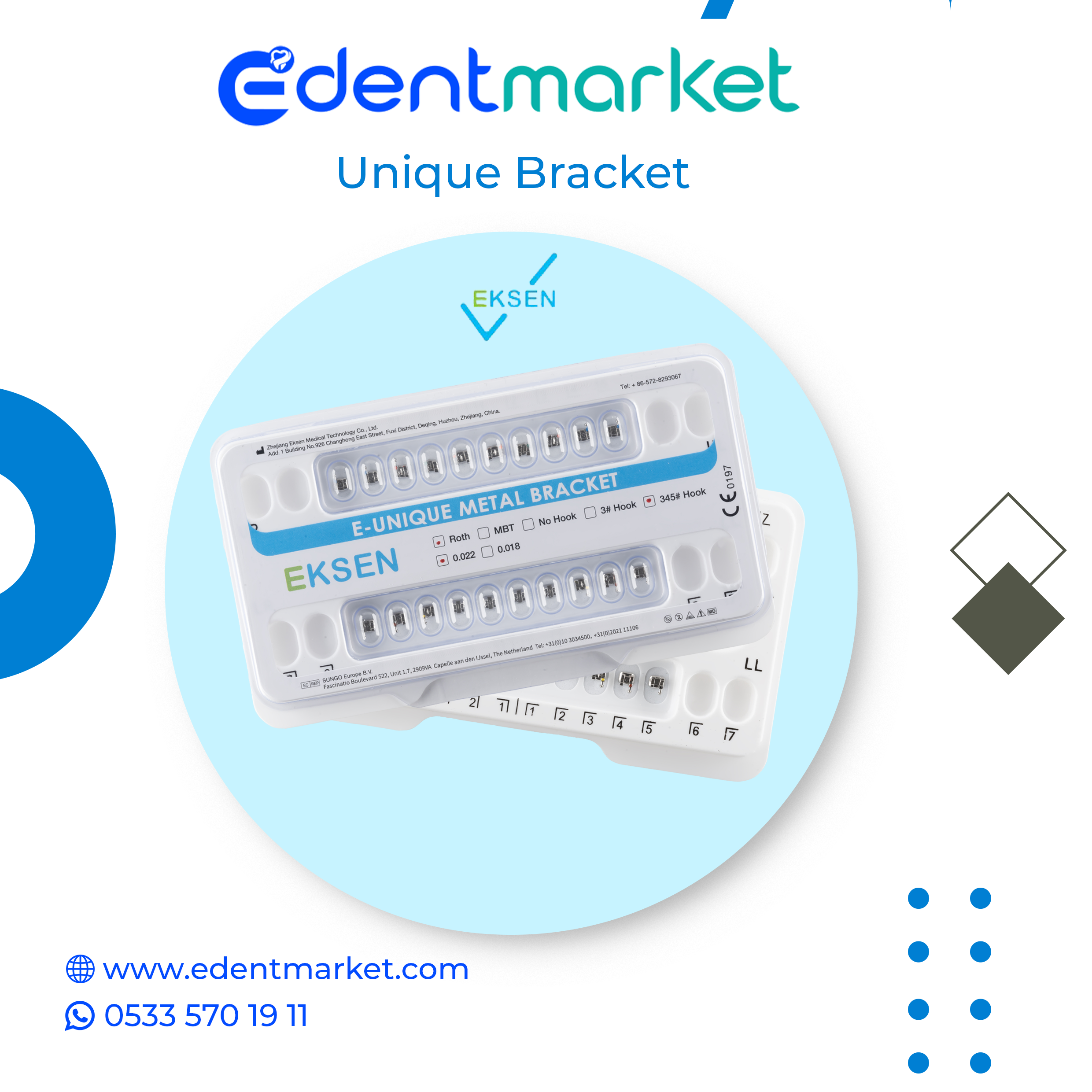 E-Unique Braket Mini 345/hook