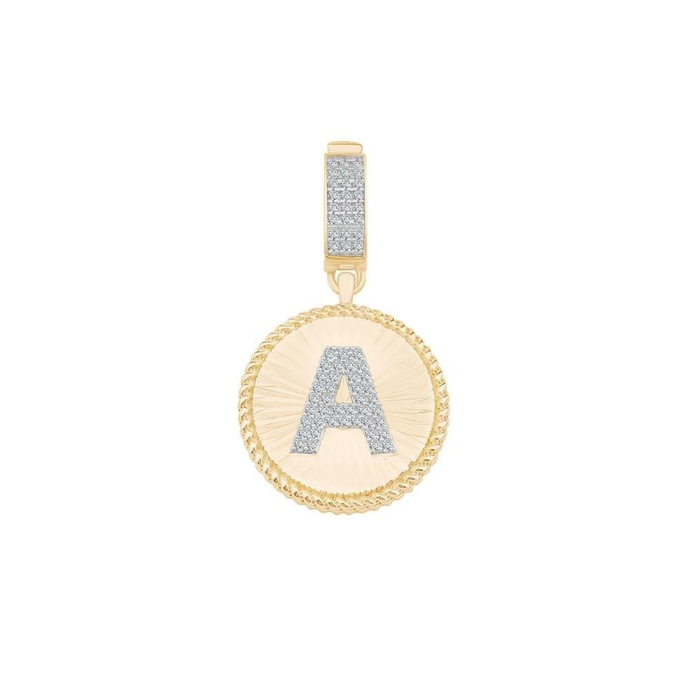 A Harf Kolye Ucu Charm