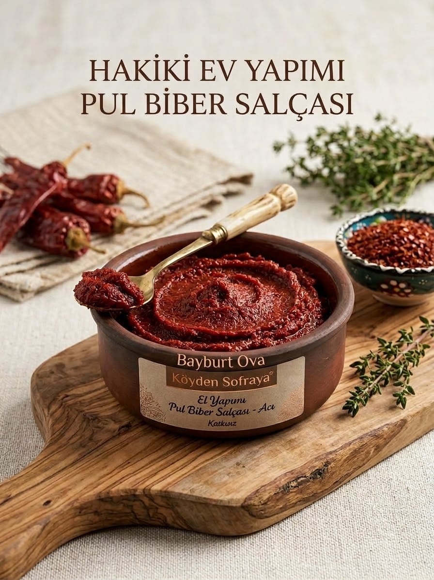 Biber Salçası Acı 500 Gr