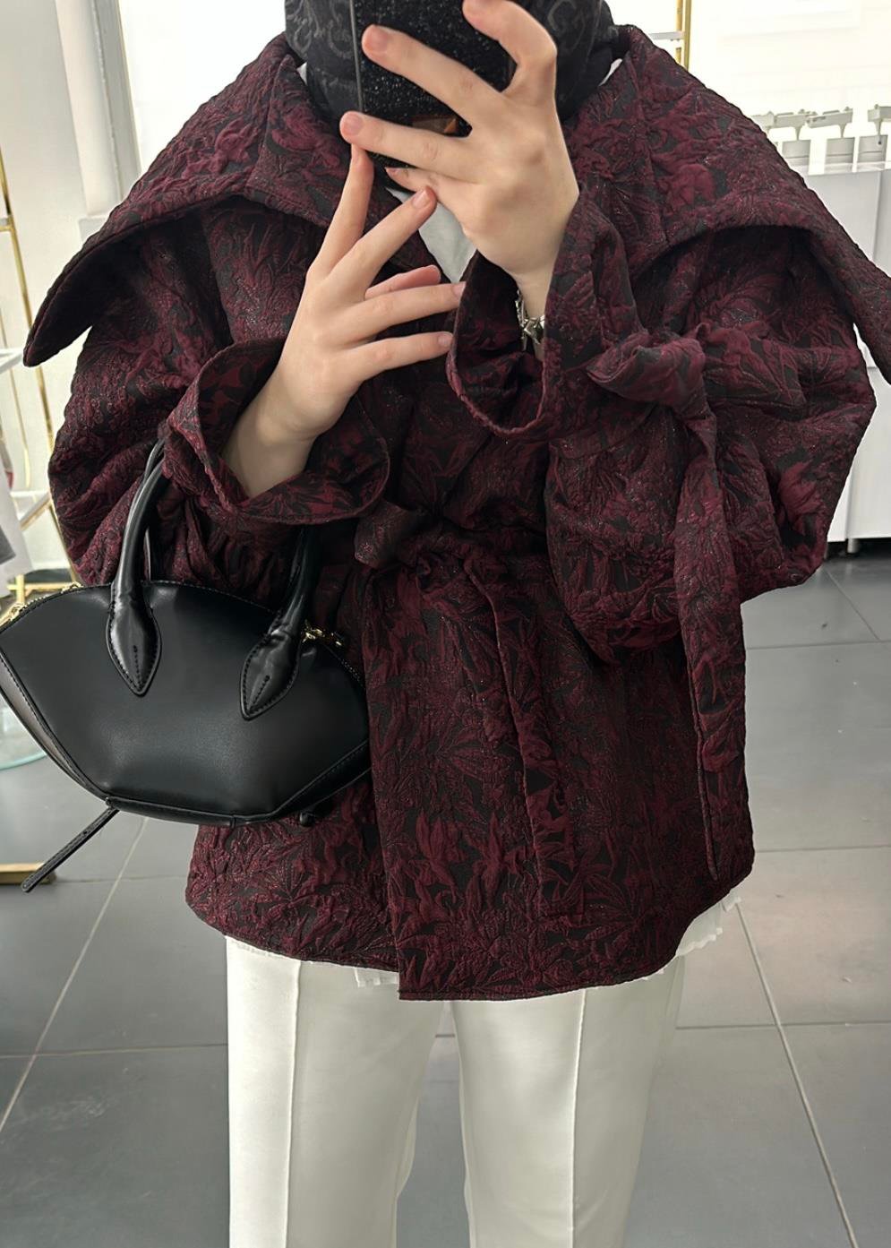 Brokar Ceket Bordo