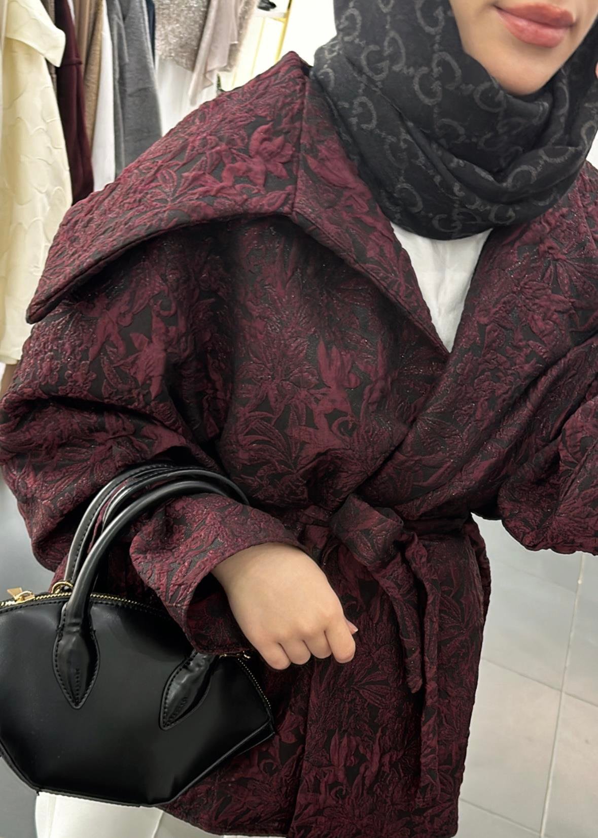 Brokar Ceket Bordo
