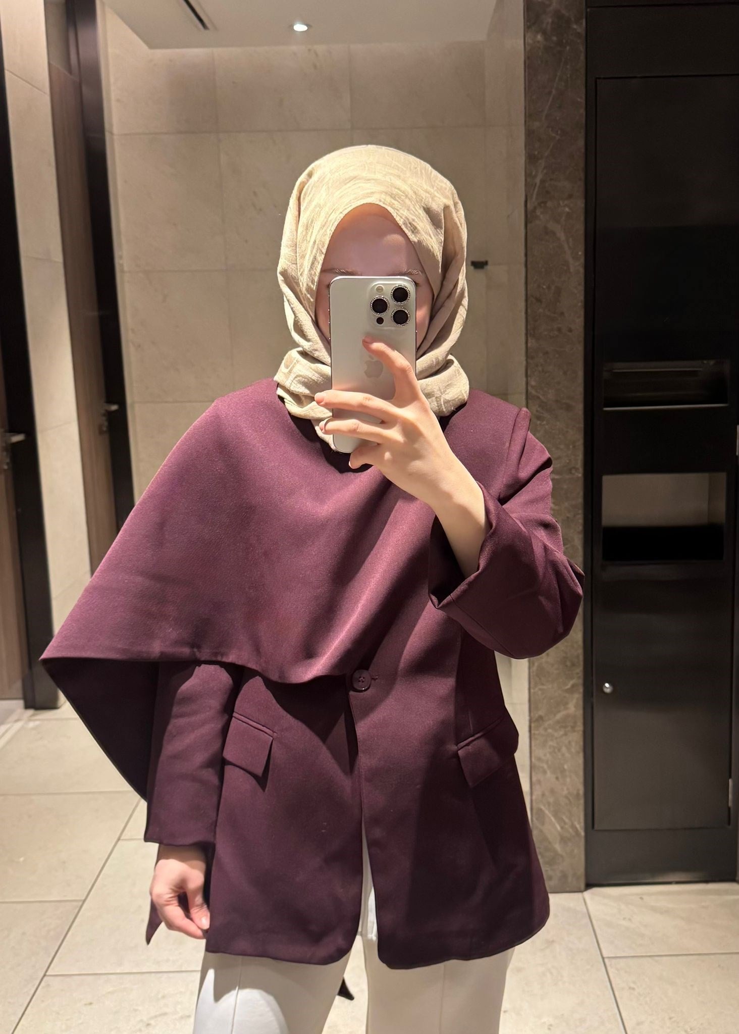 Tasarım Blazer Ceket Bordo