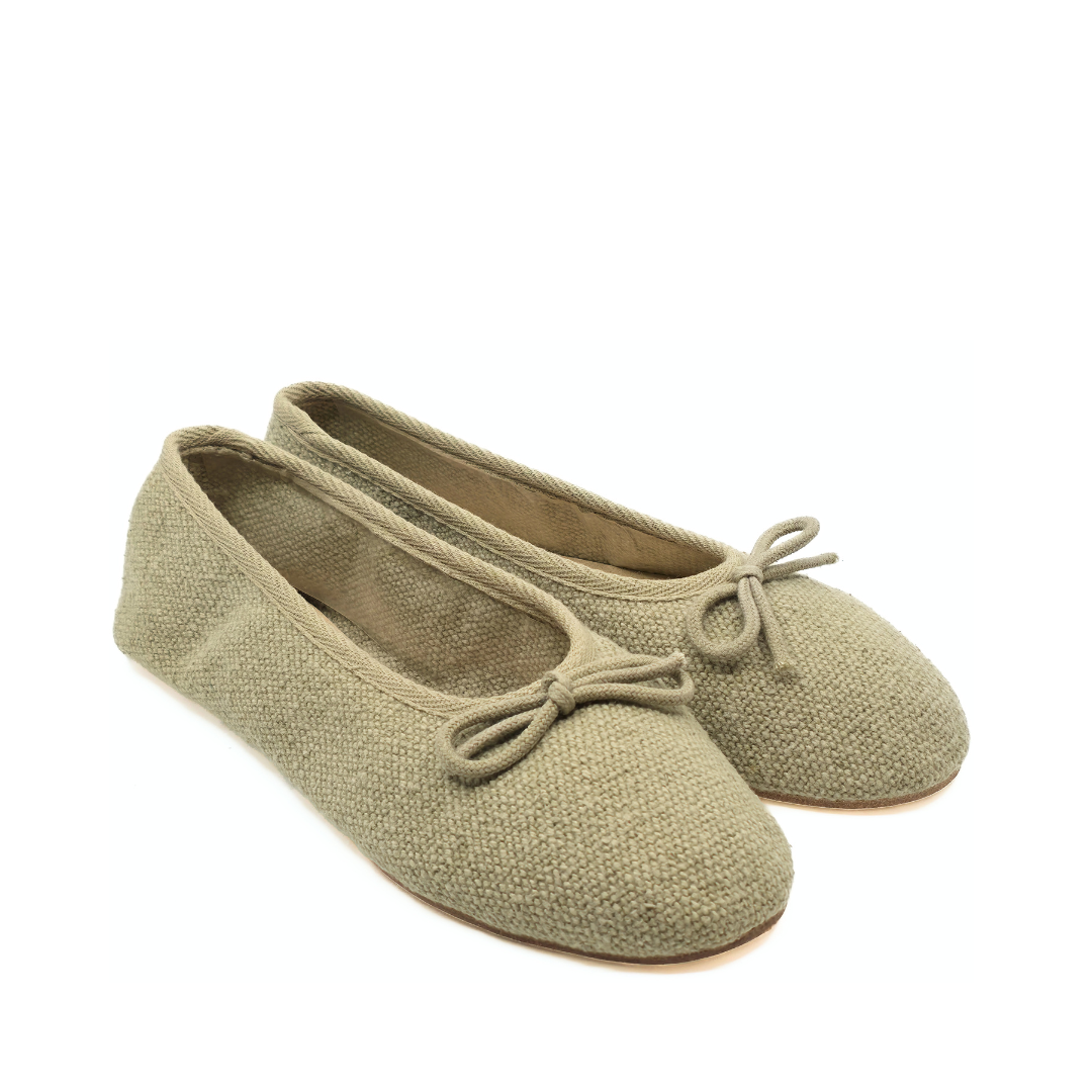 Athena - Bej  El Dokuması Barefoot Babet