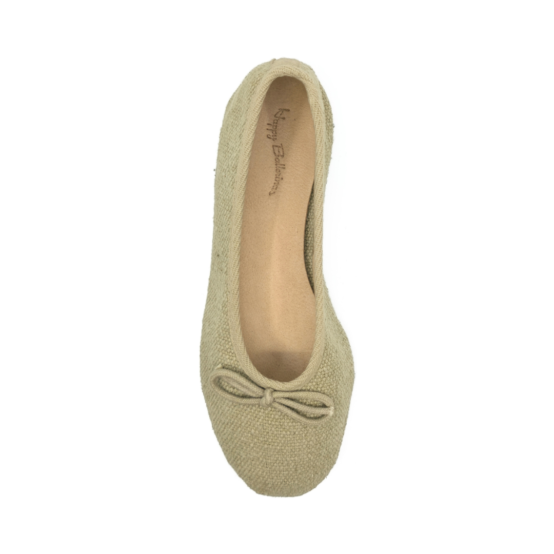 Athena - Bej  El Dokuması Barefoot Babet