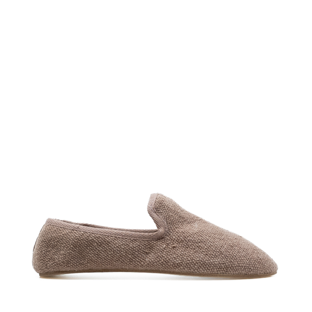Barbara - Gul Kurusu Koton Kumaş Barefoot Loafer