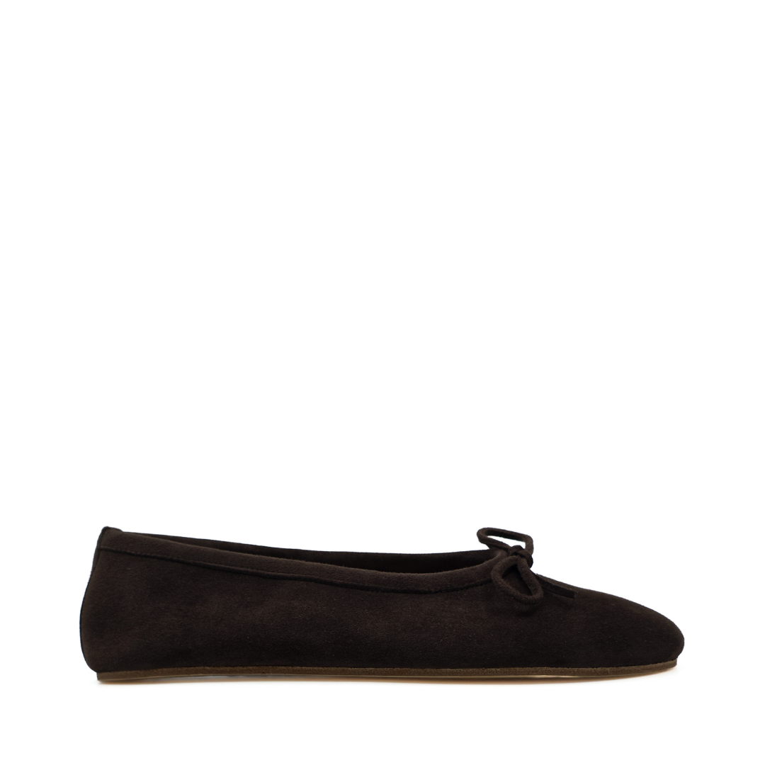 Francesca - Kahverengi Süet Barefoot Babet