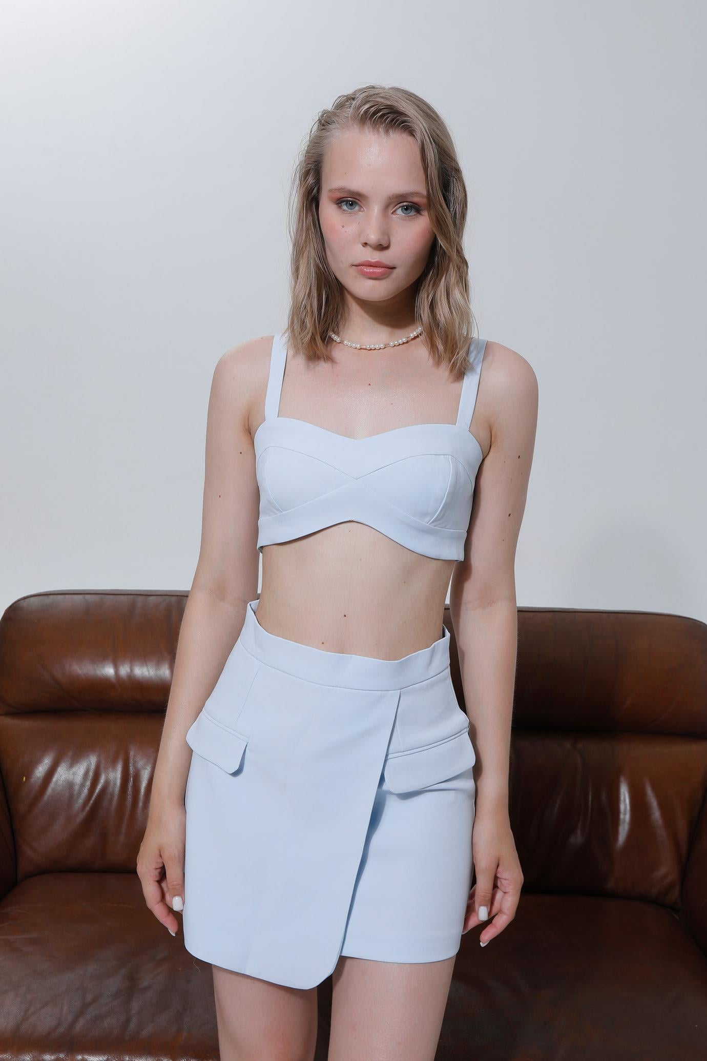 İRENA PARELLİ BRALET ANVELOP ETEK-BEBEK MAVİSİ