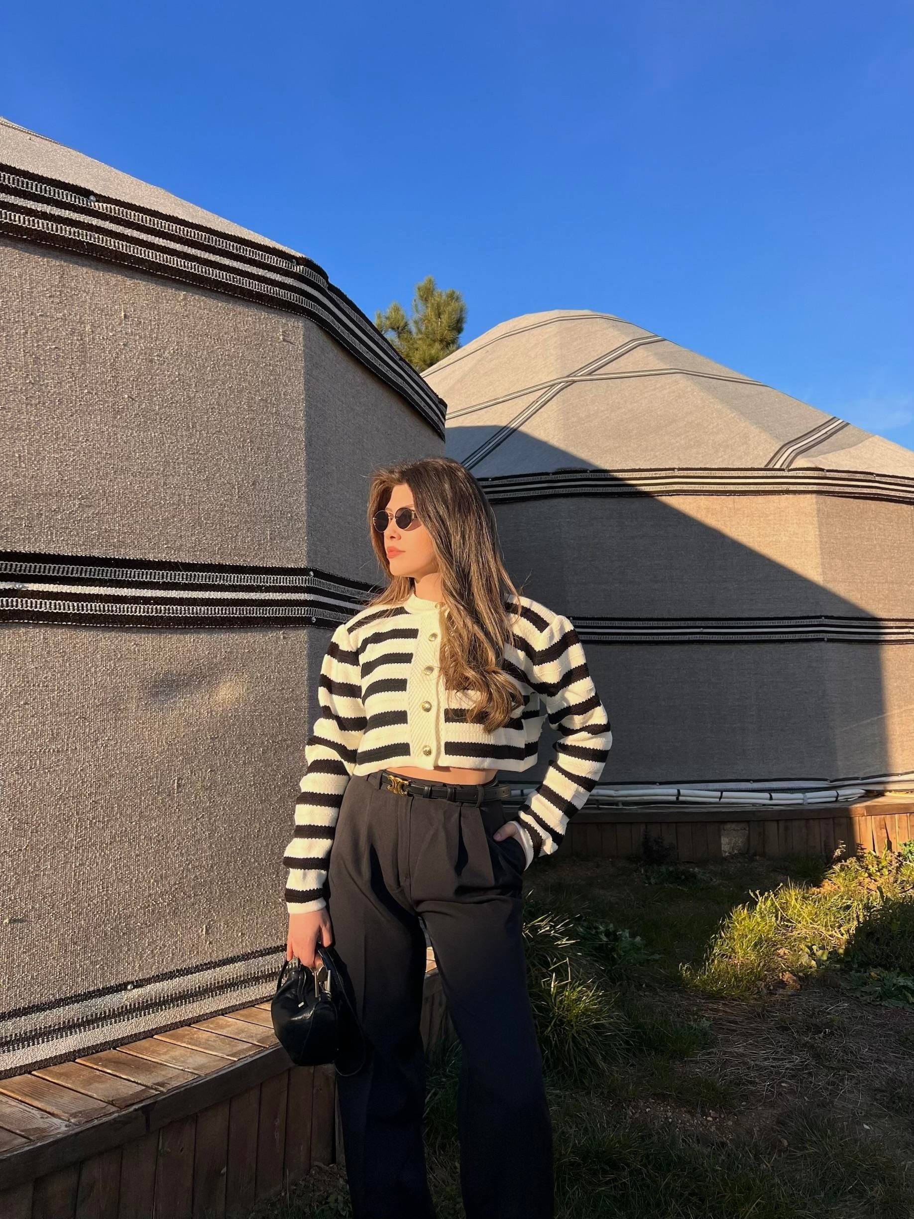 STRİPED CROP HIRKA