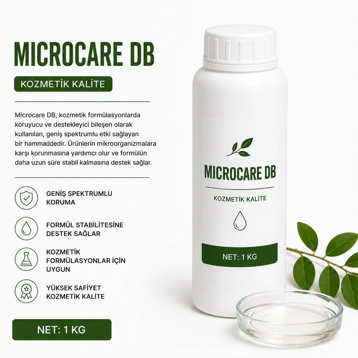 1 KG Microcare DBHammaddeMD Beauty