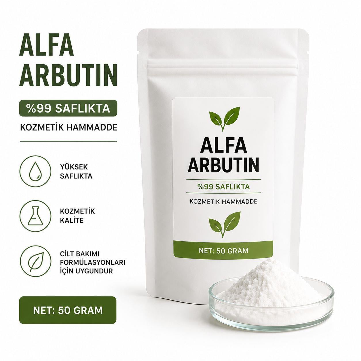 50 Gr Alfa ArbutinHAMMADEMDBeauty