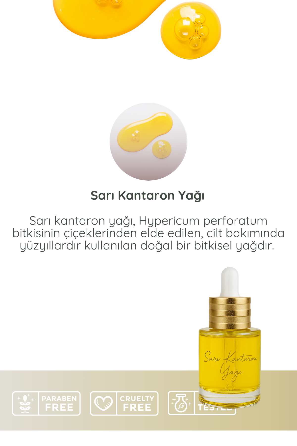 Doğal Sarı Kantaron Yağı