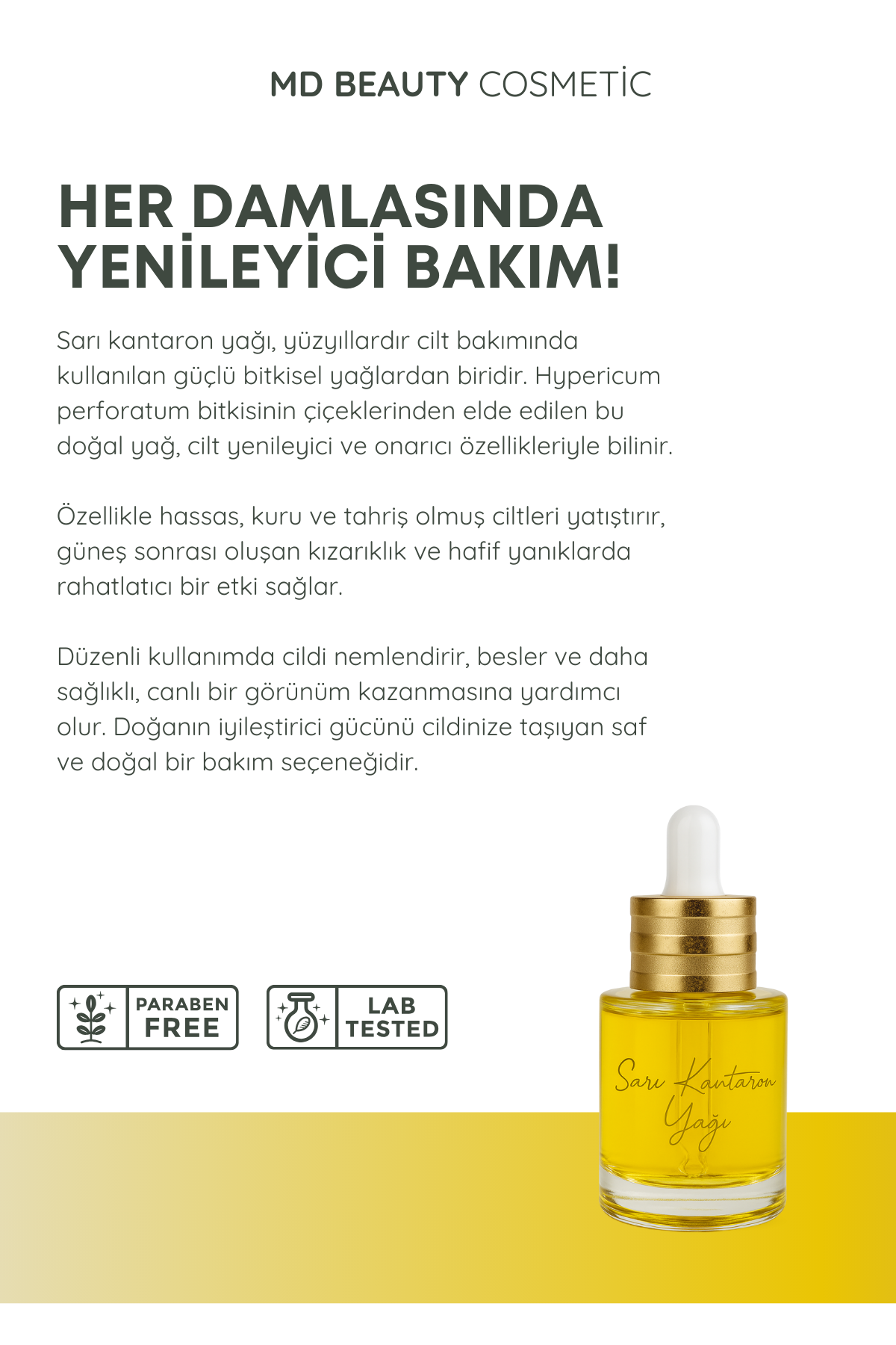 Doğal Sarı Kantaron Yağı