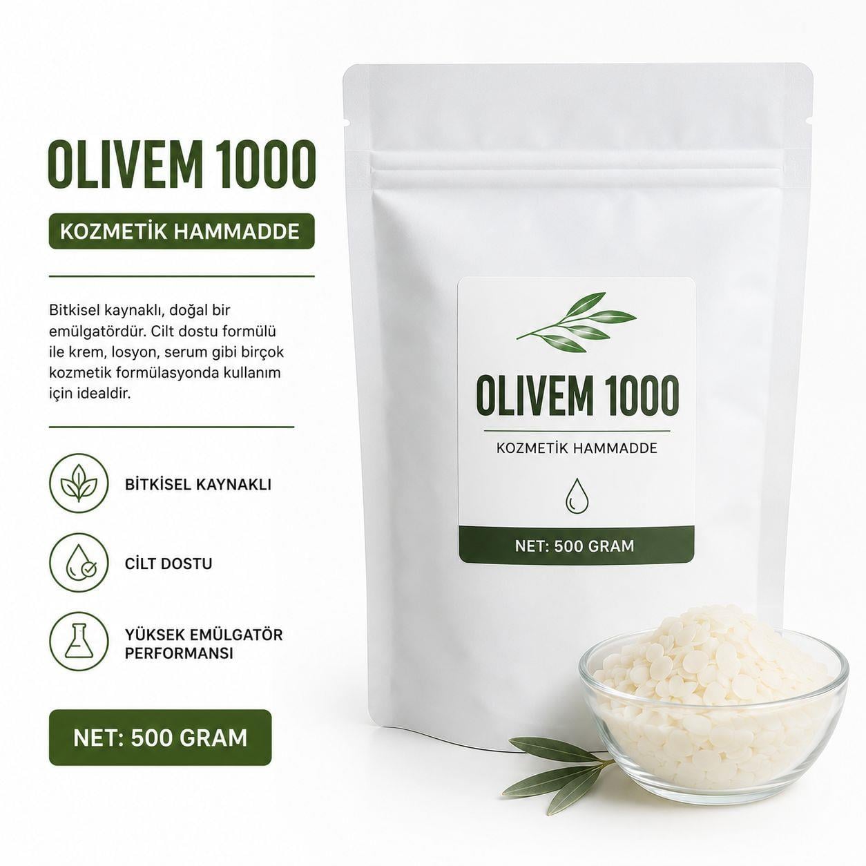 Olivem 1000EMÜLGATÖR VE KIVAMLAŞTIRICILARMDBeauty