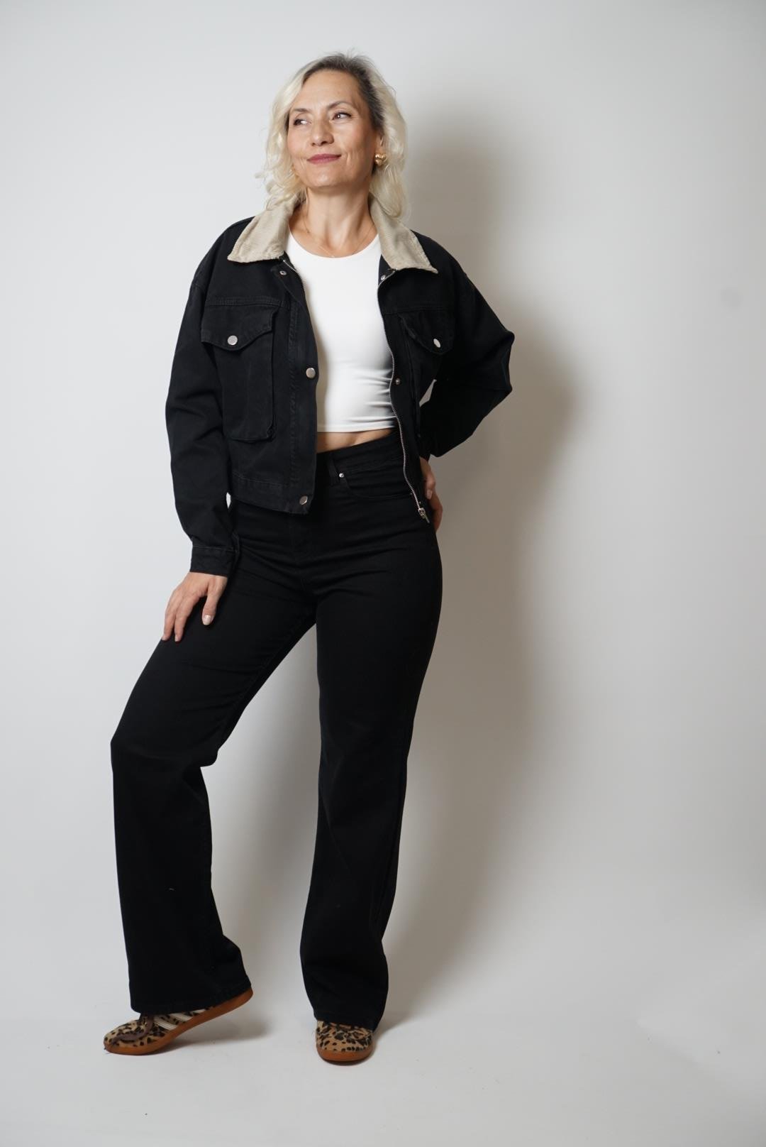 palazzo antrasit pantolon