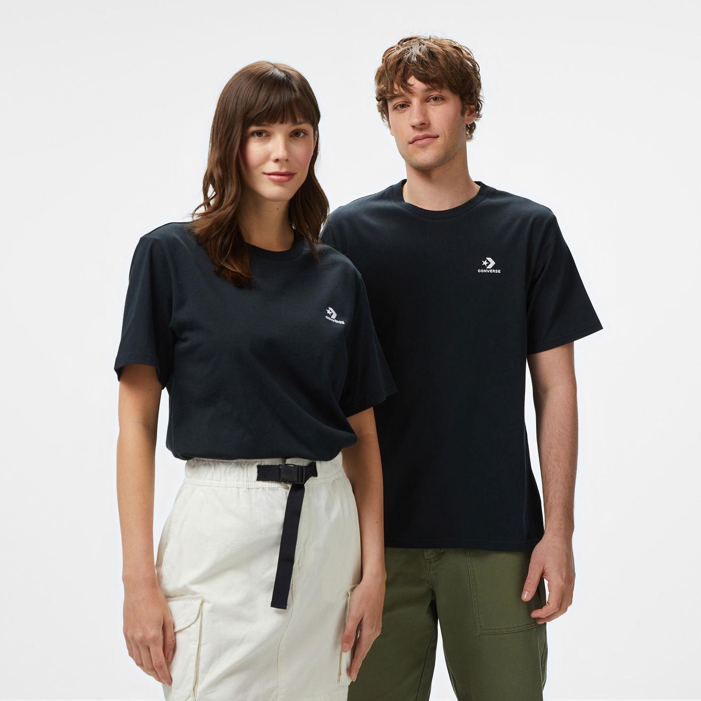 Converse Go-To Unisex Siyah T-Shirt