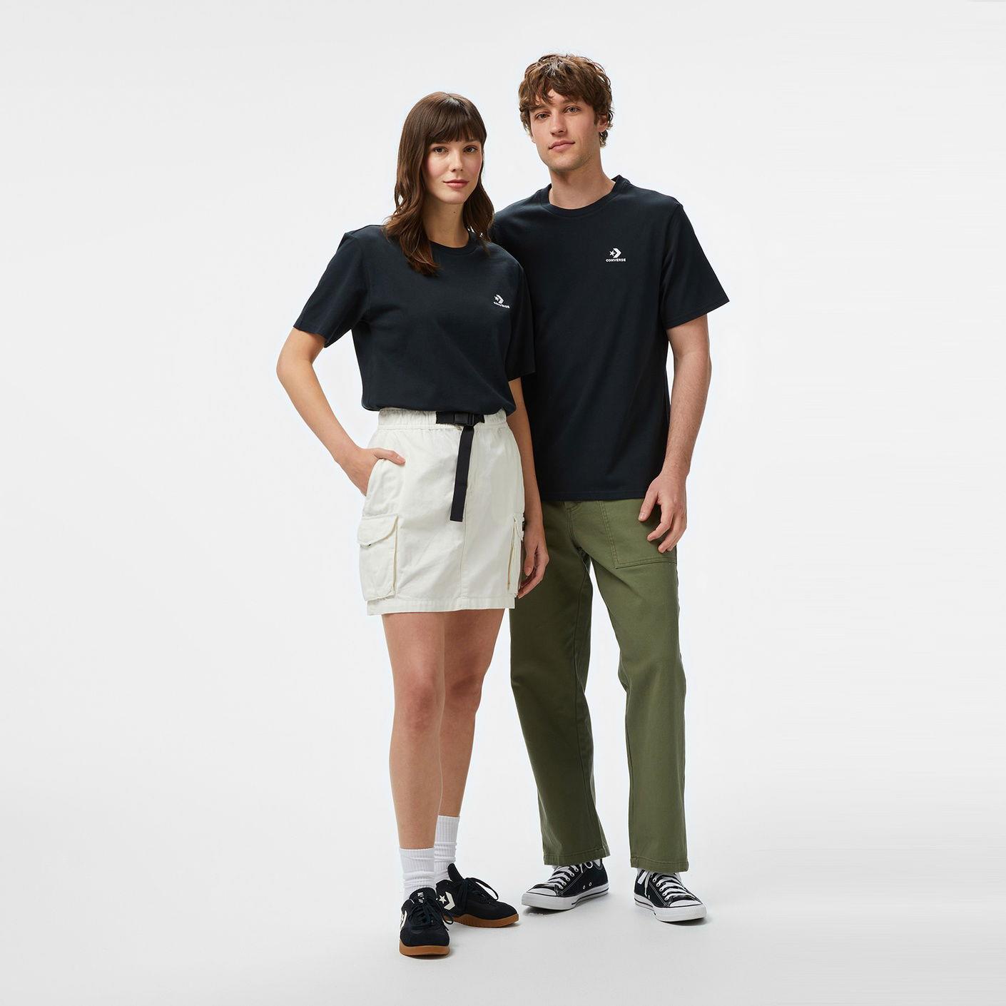 Converse Go-To Unisex Siyah T-Shirt