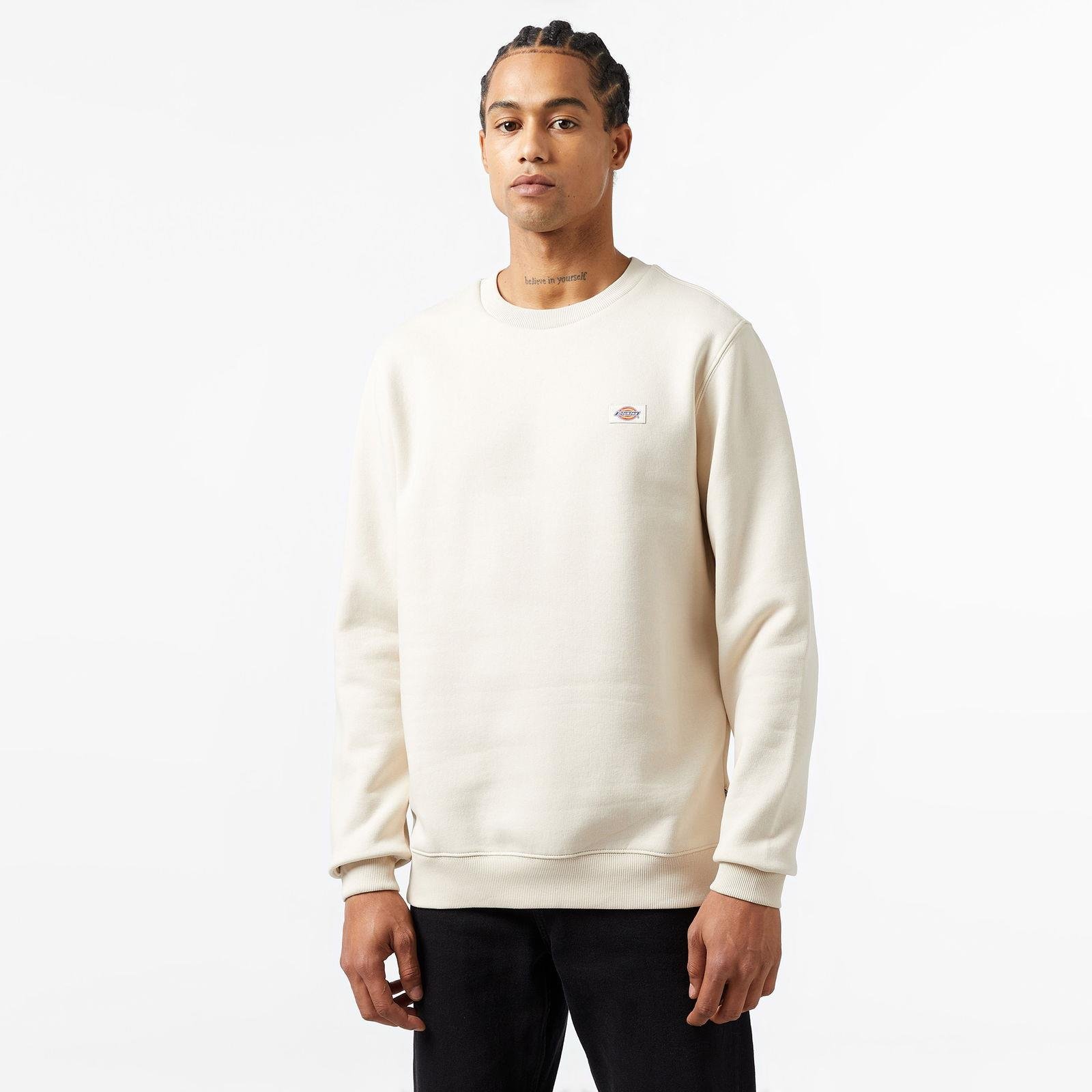 Dickies Oakport Erkek Krem Rengi Sweatshirt