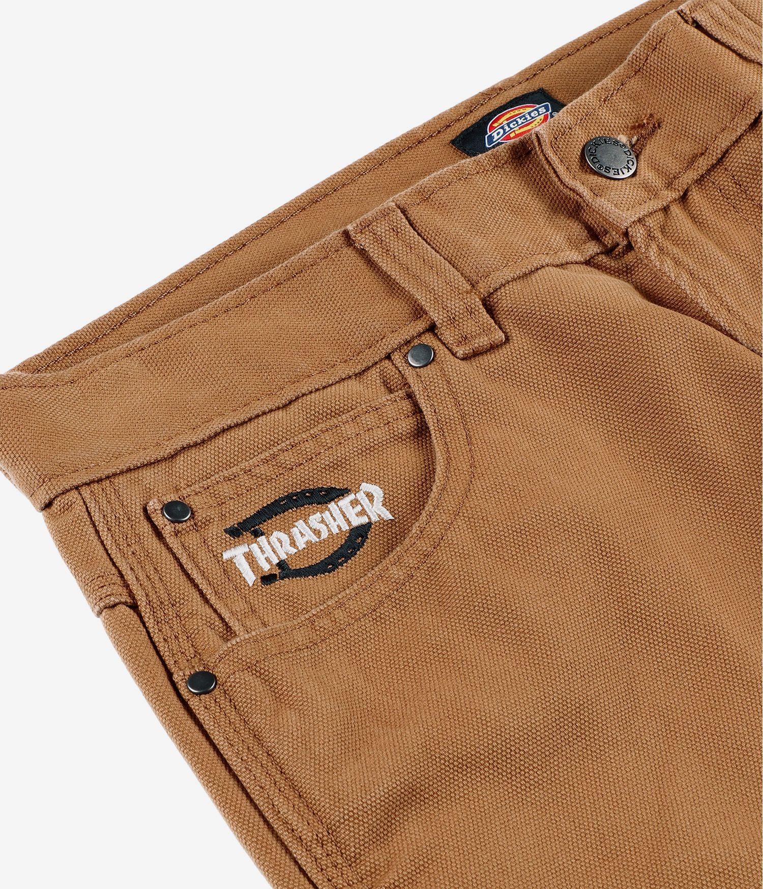DICKIES X THRASHER LOGO PANTOLON (BROWN DUCK)