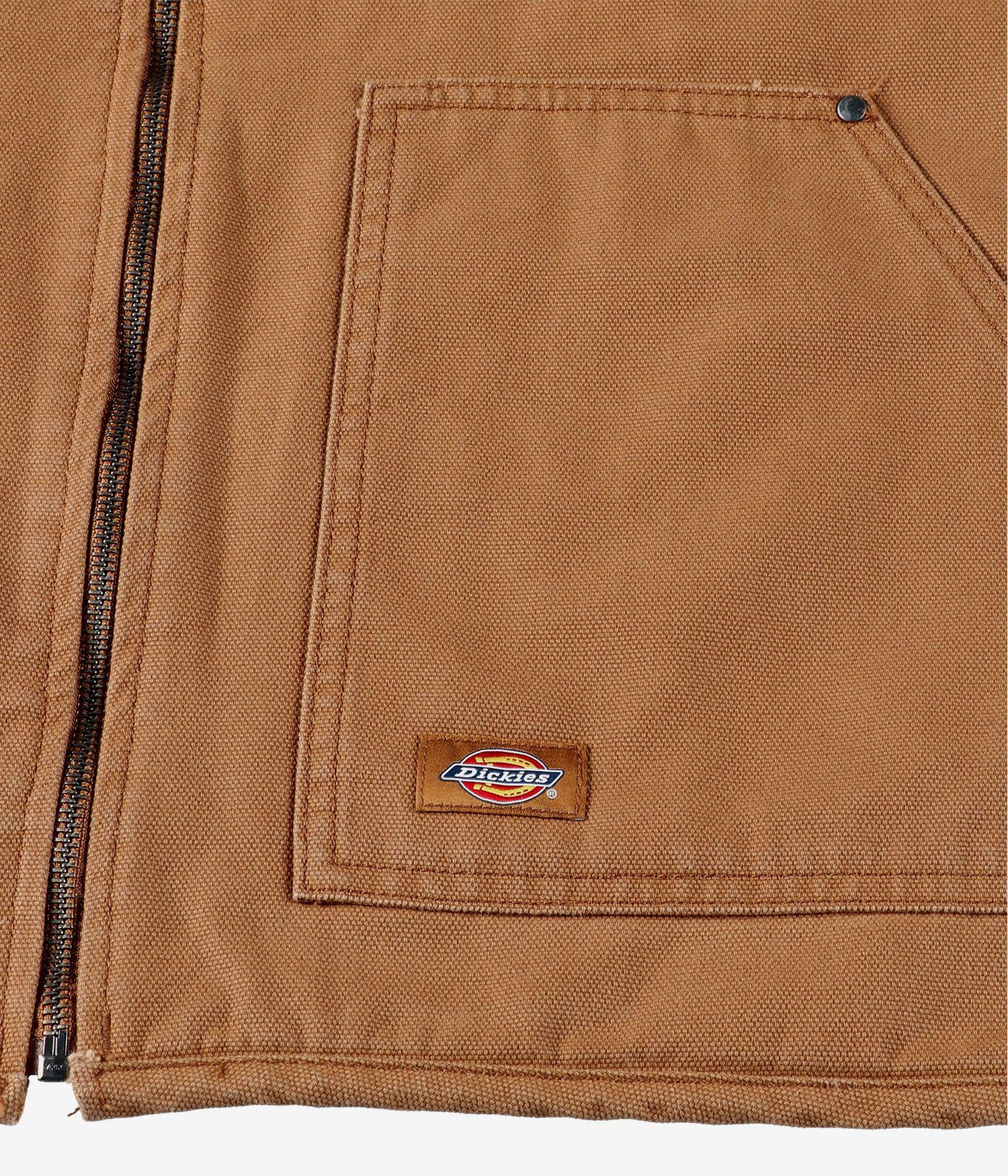 DICKIES X THRASHER LOGO VEST (BROWN DUCK)