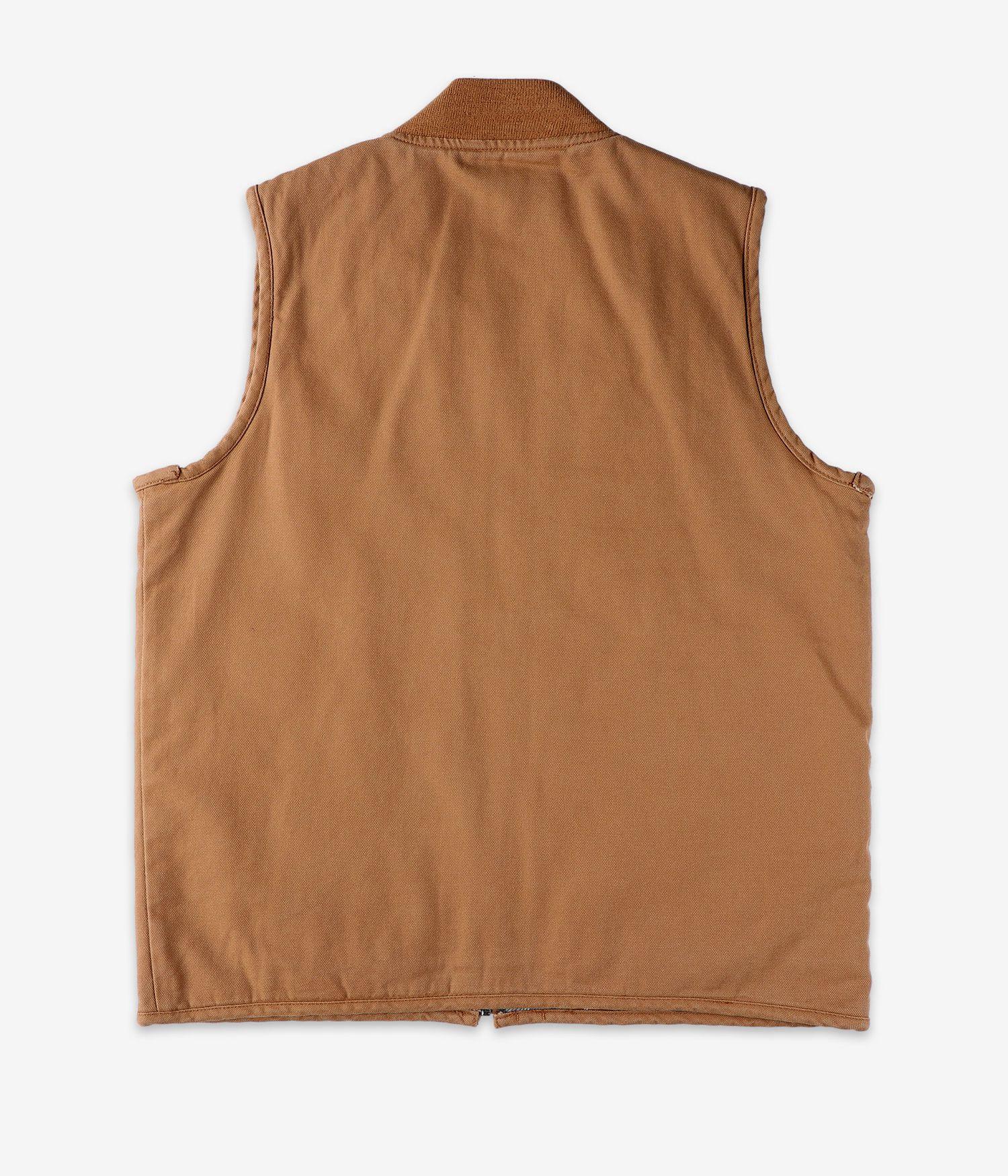 DICKIES X THRASHER LOGO VEST (BROWN DUCK)