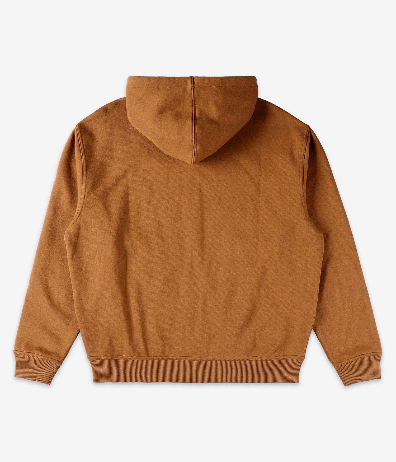 DICKIES X THRASHER THROUGH ZIP-SWEATSHIRT AVEC SWEATSHIRT (BROWN DUCK)