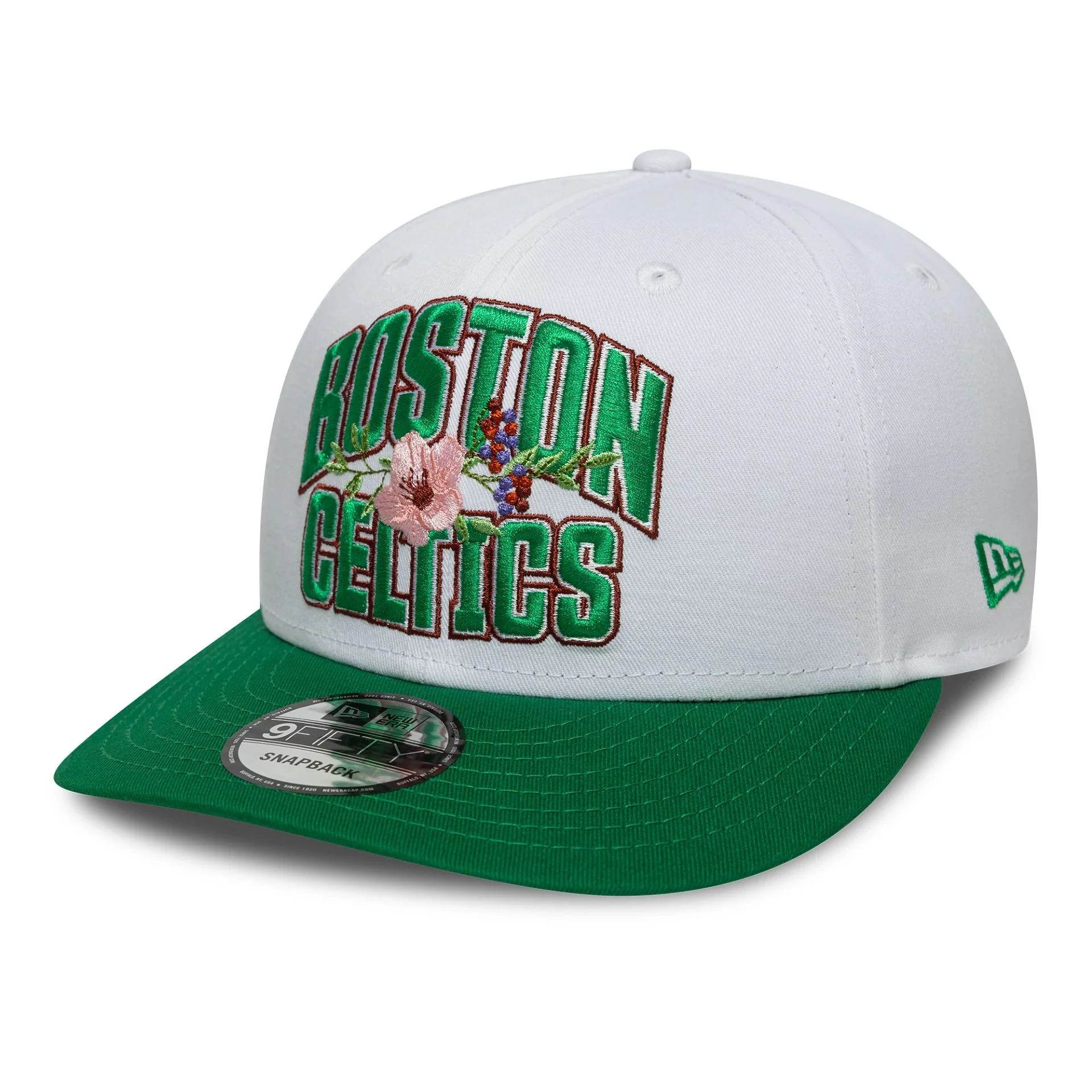 New Era Boston Celtics NBA Wordmark White 9FIFTY Snapback Ayarlanabilir Şapka