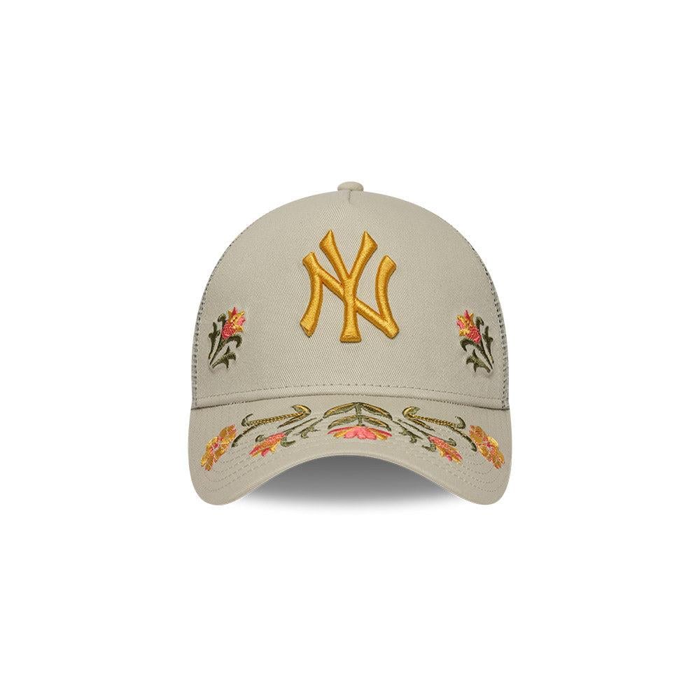 New Era New York Yankees MLB Floral 9FORTY AF Trucker Snapback Şapka