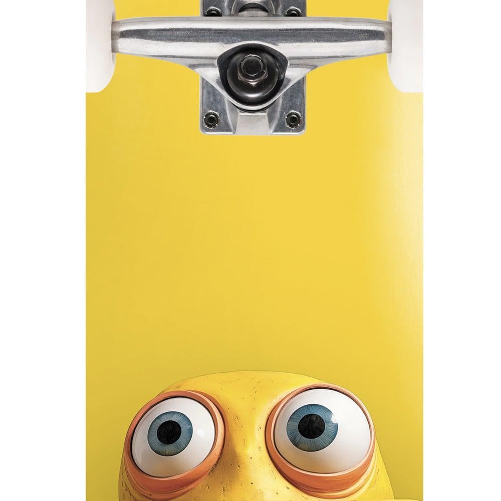 Push 7.25 Peek Over FP Green Skateboard Kaykay