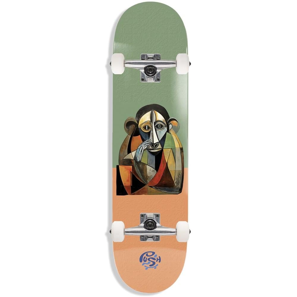 Push 7.75 Morocco MLSL Orange Skateboard Kaykay