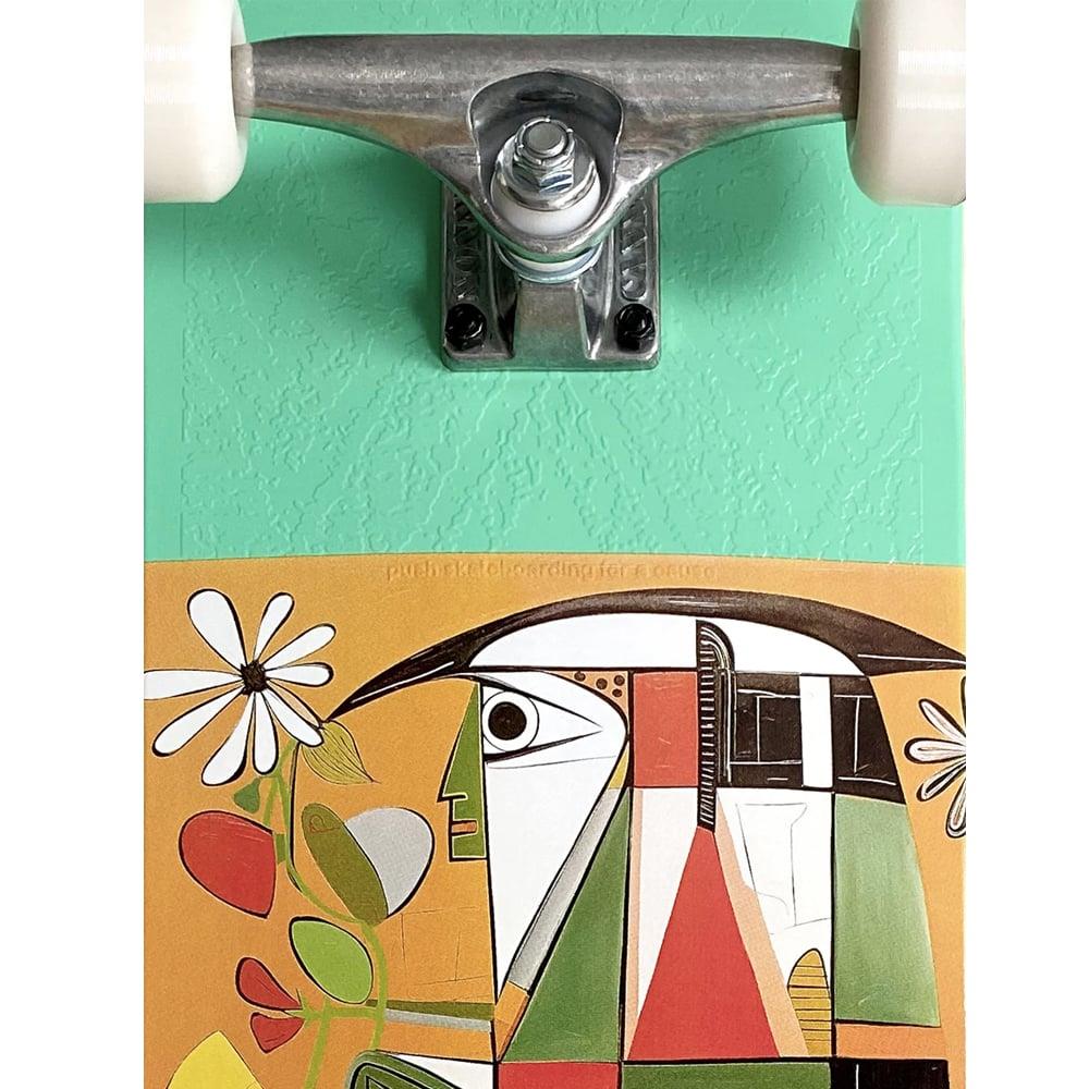 Push 8.25 India MLSL Yellow Skateboard Kaykay