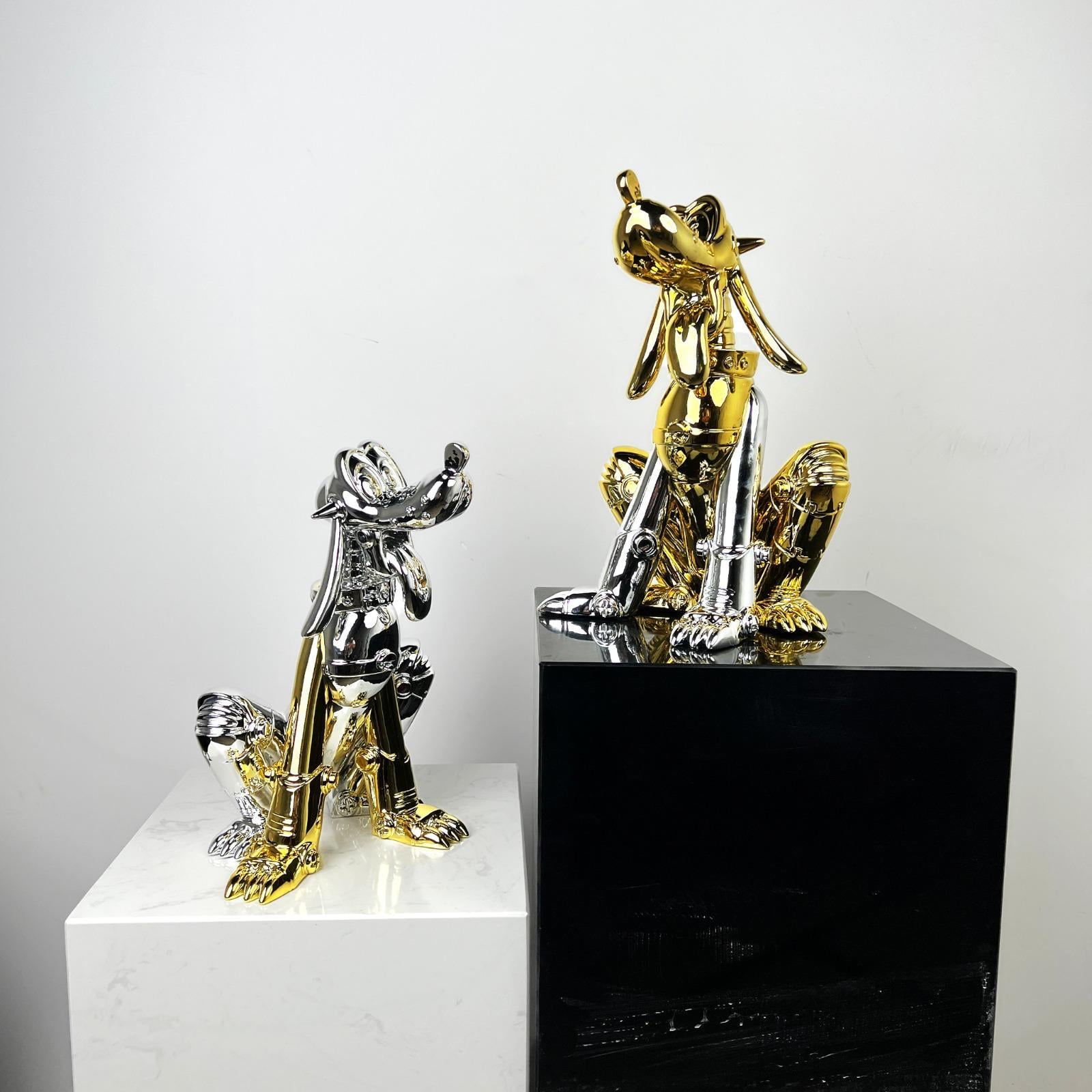 270*245*360 Silver Electroplated resin 