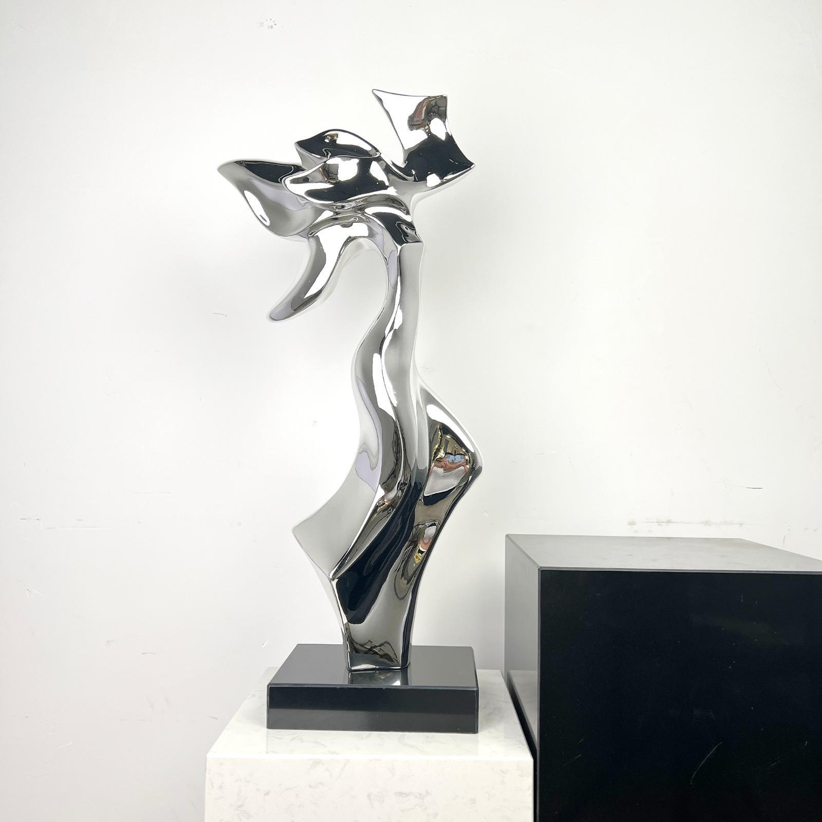 350*200*800 Silver Resin plating + marble