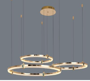 6696- 700+530+530 Gold Ledli Sarkıt
