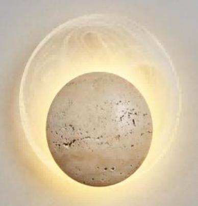 SA-24014 Yellow Travertine + Glass