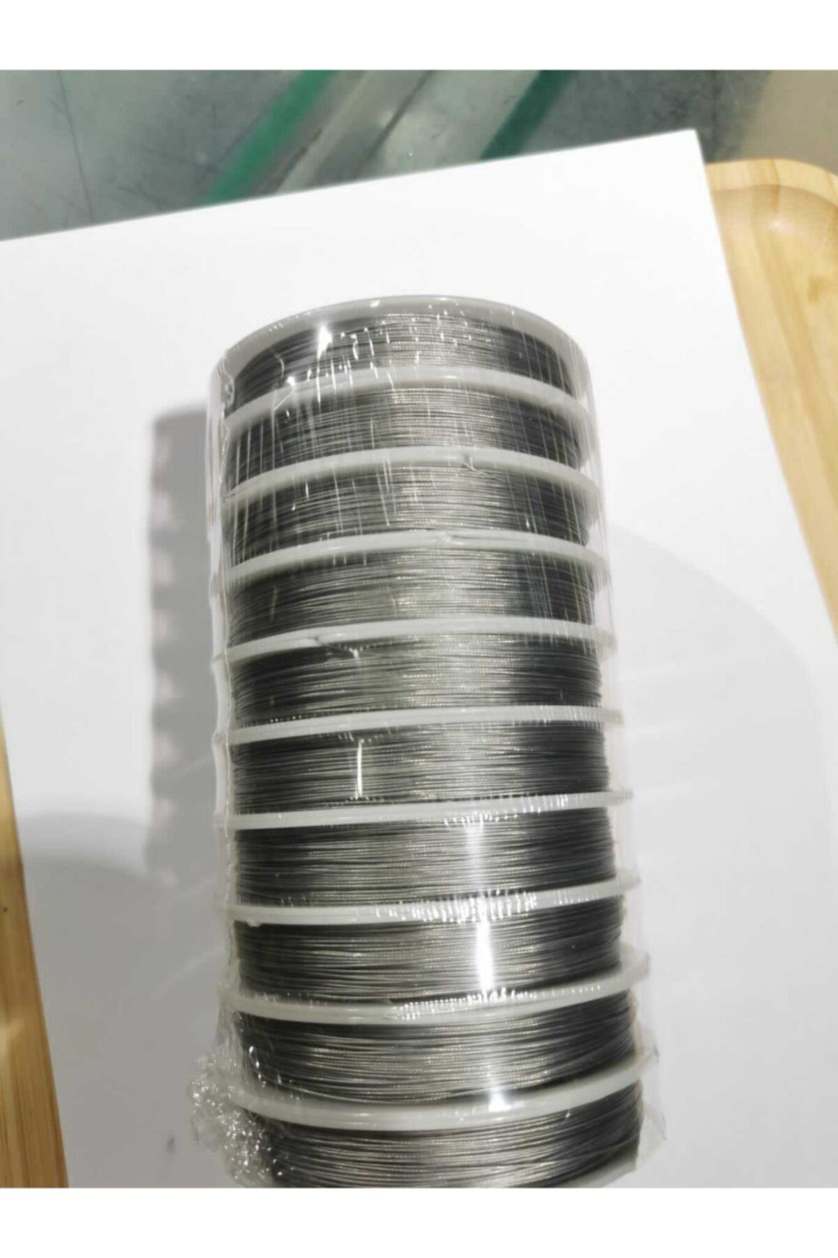 0,45 Mm Çelik Tel (1 Bobin ), Boncuk Hayalet Teli Takı Malzemesi Teli